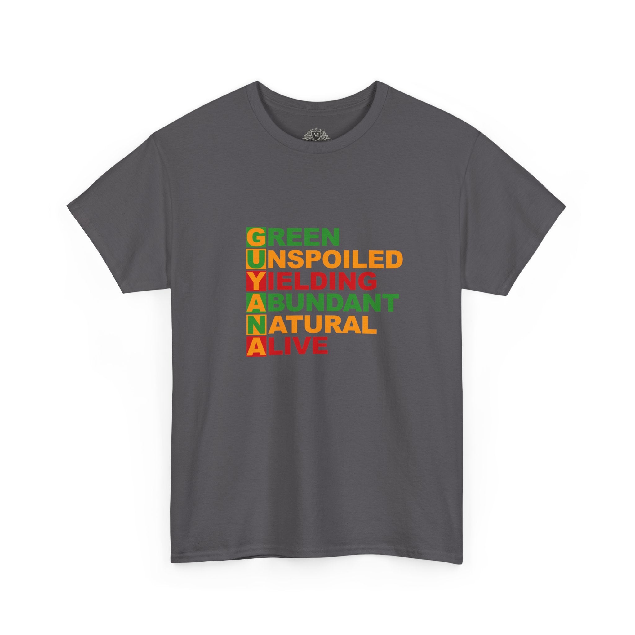 GUYANA Acrostic Design — Patriotic Eco Tee