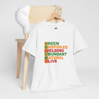 GUYANA Acrostic Design — Patriotic Eco Tee