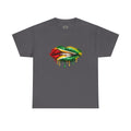 Guyana Flag Lip Oil Painting Graphic Tee
