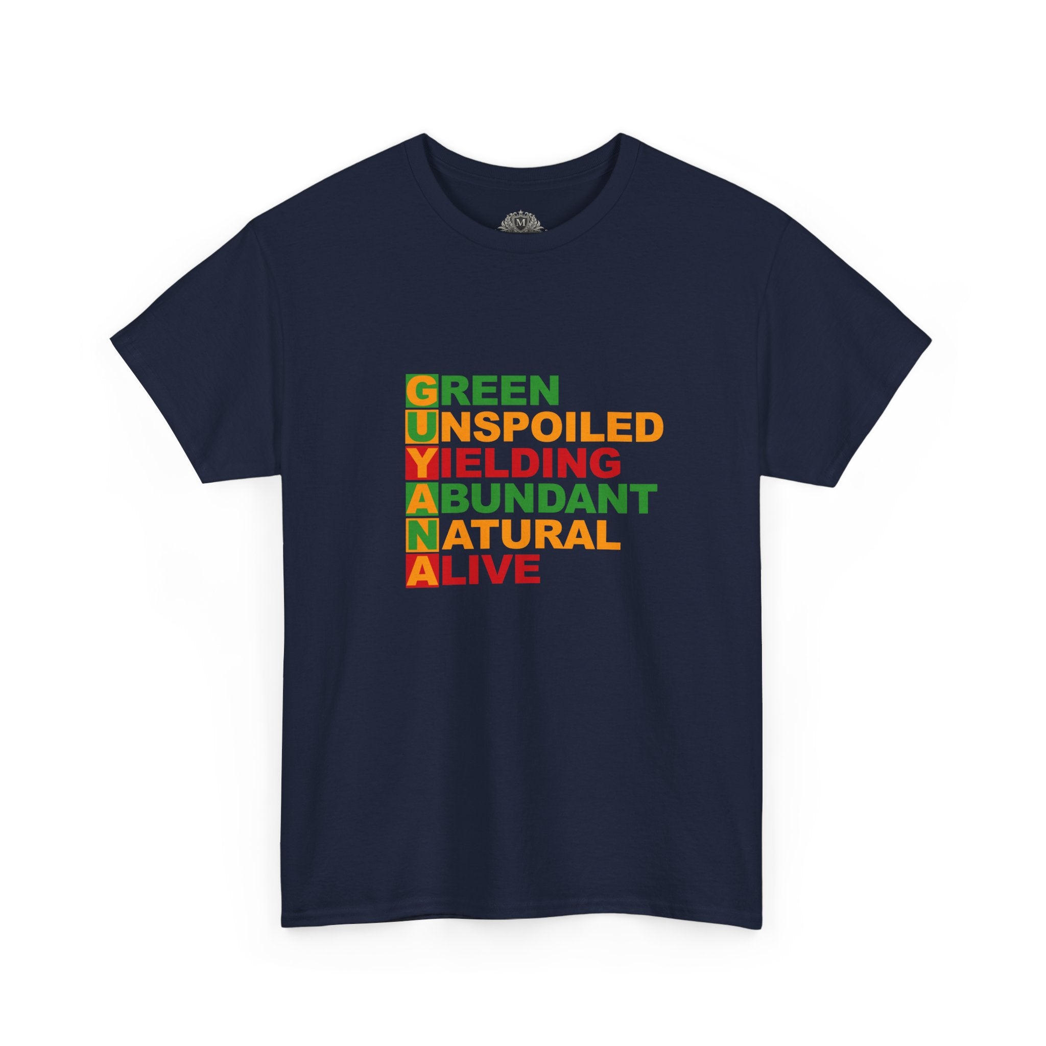 GUYANA Acrostic Design — Patriotic Eco Tee