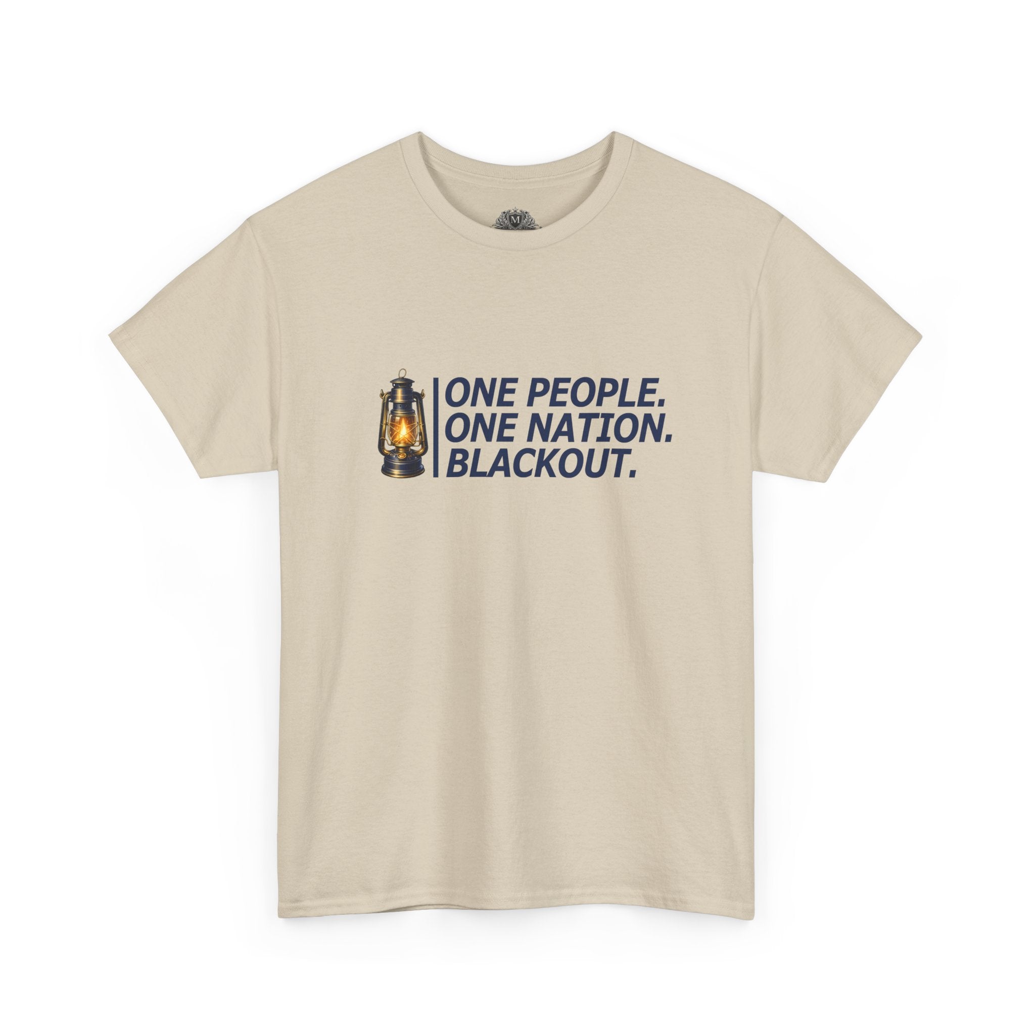 "One People. One Nation. Blackout." Lantern Graphic Tee