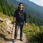 Harpy Eagle Sweatshirt — Guyana Wildlife Tribute Crewneck