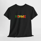 Heart Flag "HOME" Design — Guyanese Pride Tee