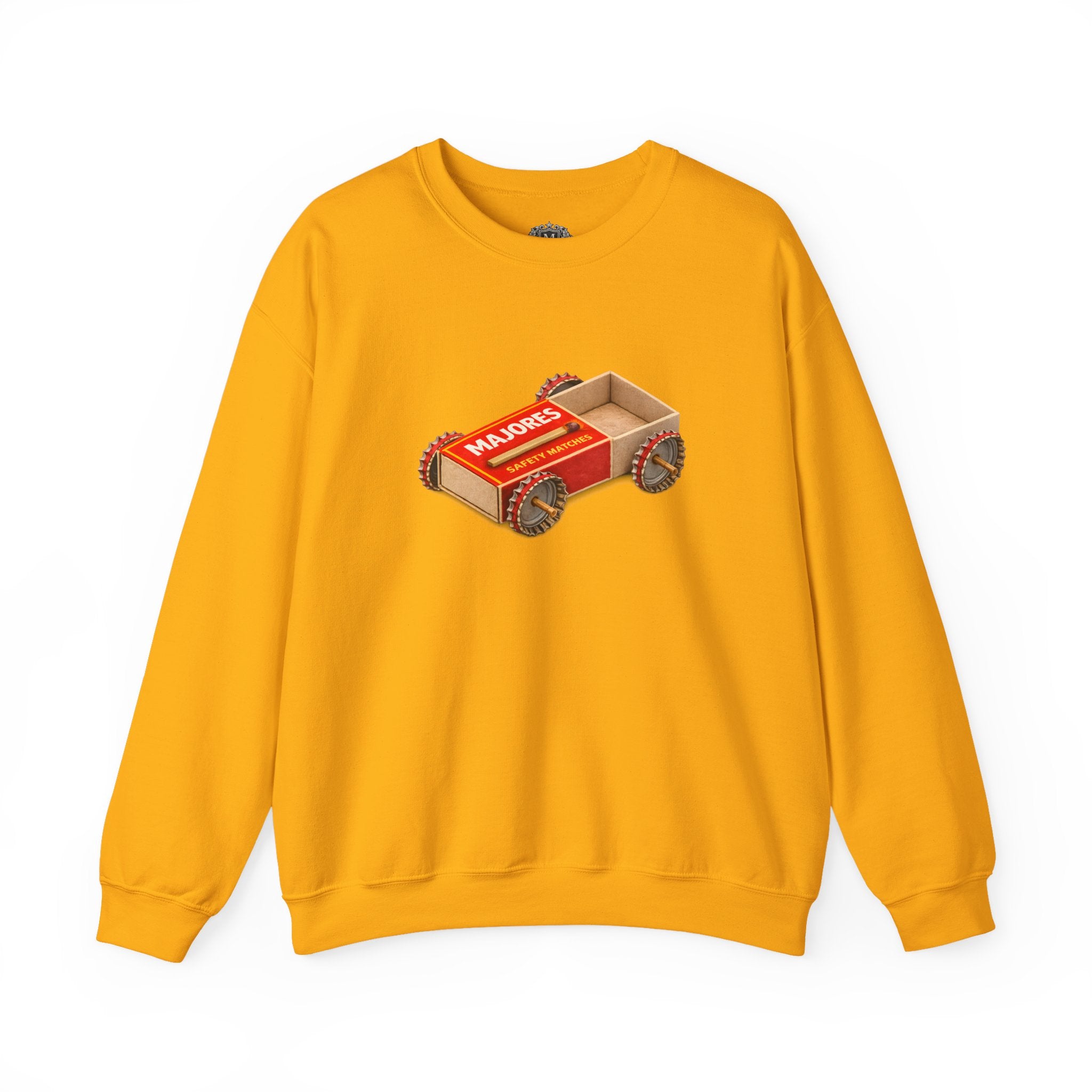 Safety Matchbox Toy Sweatshirt — Childhood Nostalgia