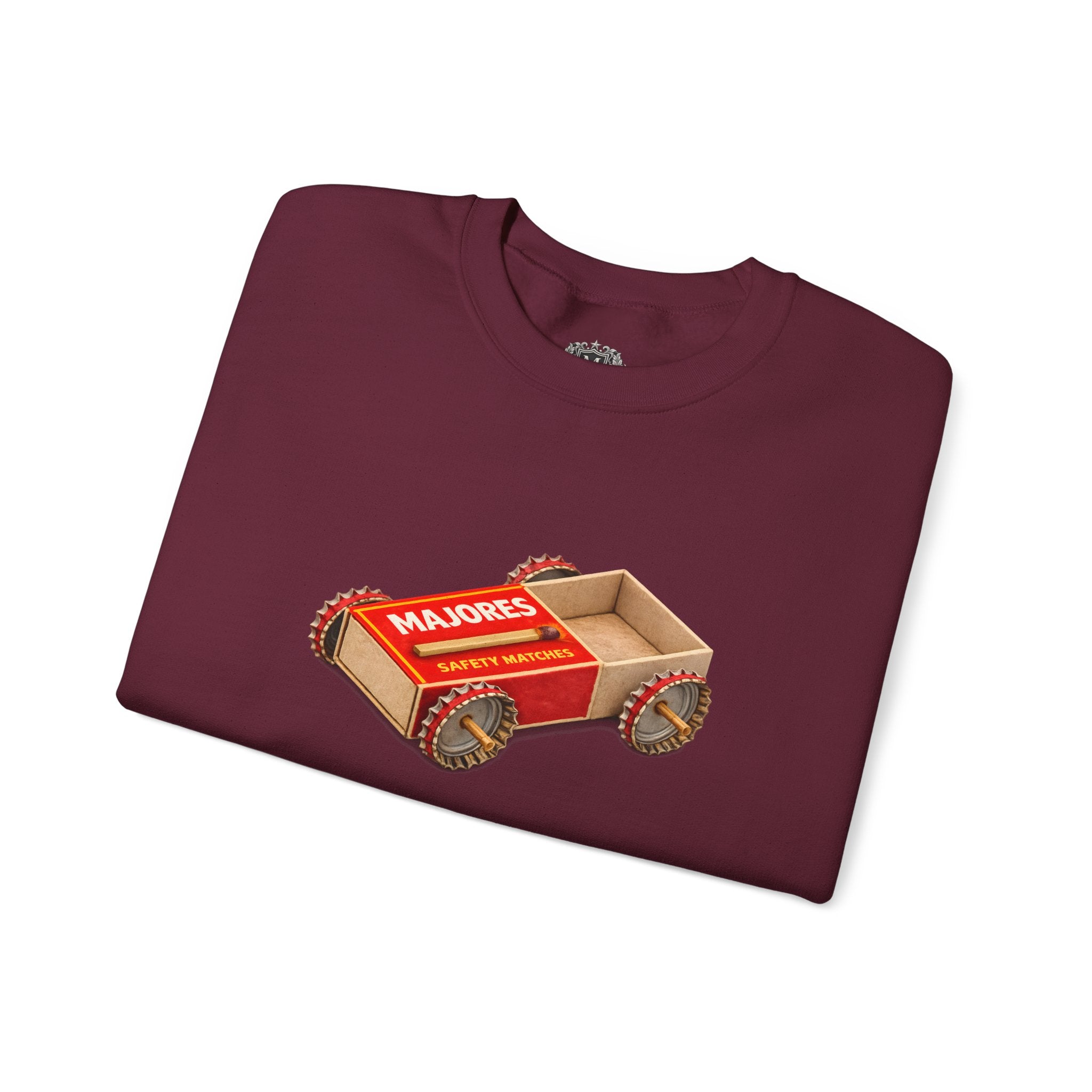 Safety Matchbox Toy Sweatshirt — Childhood Nostalgia