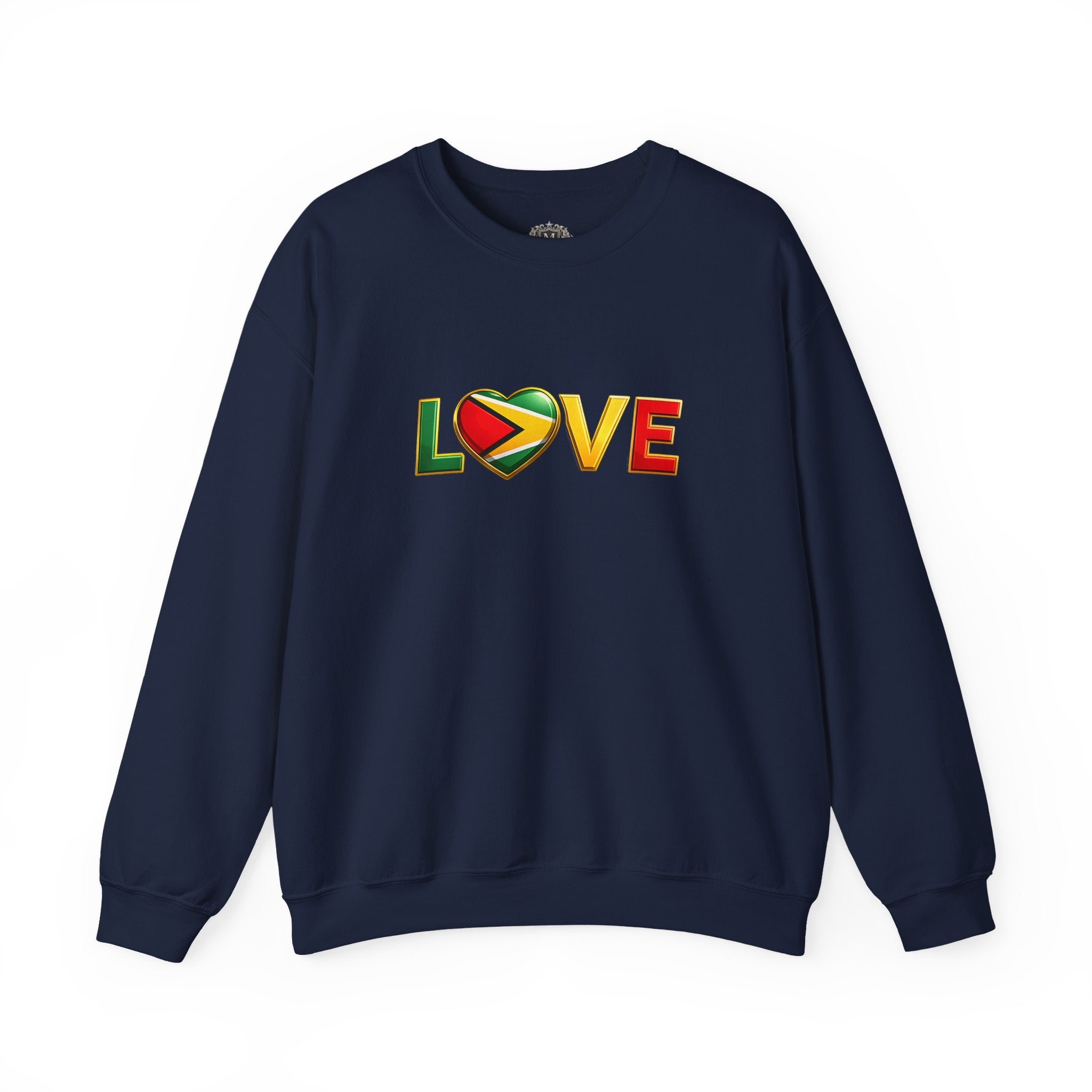 Guyana Flag Love Crewneck Sweatshirt