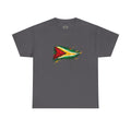 Guyana Flag Paint Splash T-Shirt — Patriotic Caribbean Tee