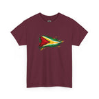 Guyana Flag Paint Splash T-Shirt — Patriotic Caribbean Tee