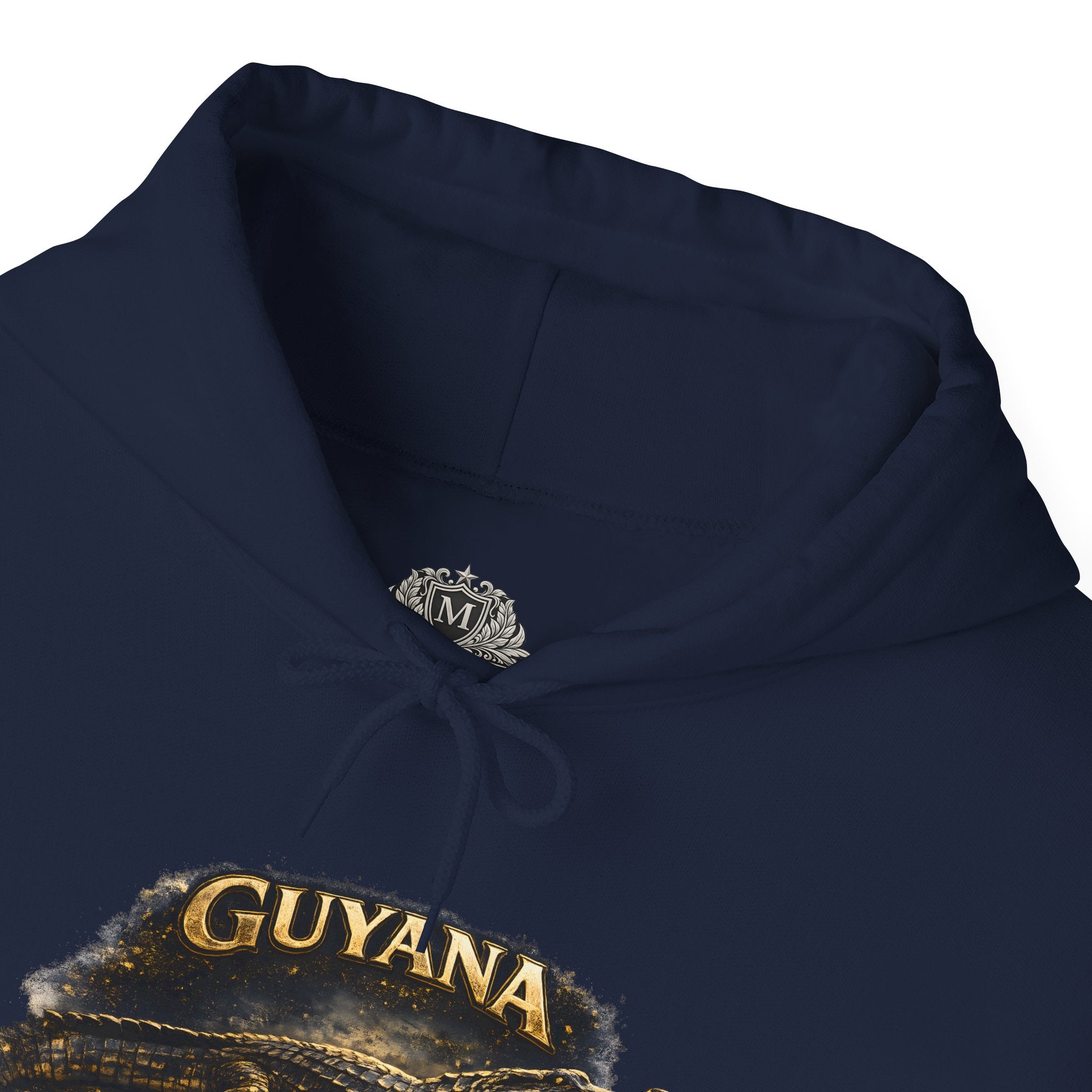 Guyana Caiman Graphic Hoodie — Tropical Illustration Pullover