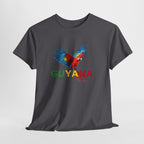 Guyana Parrot T-Shirt — Colorful Macaw Graphic