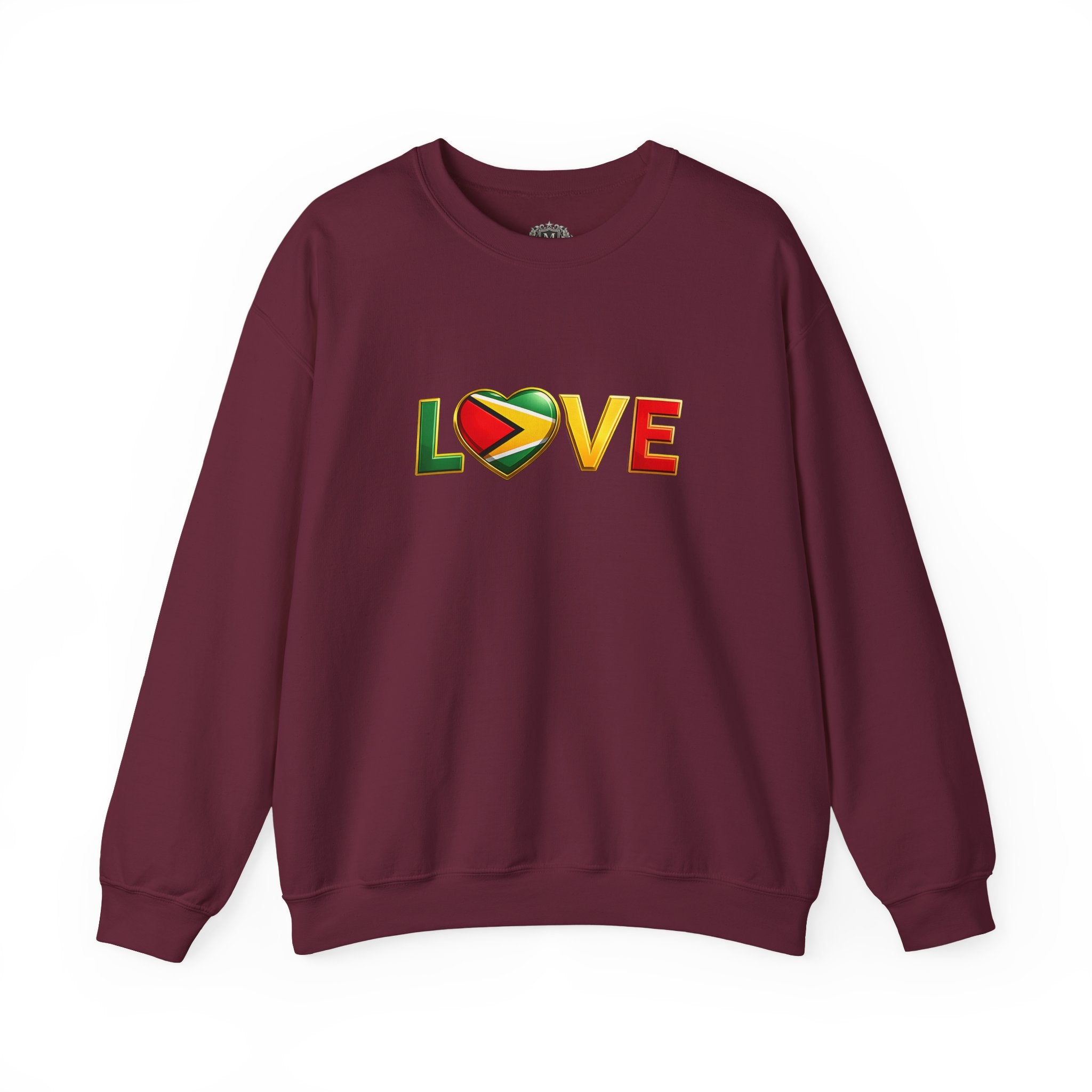Guyana Flag Love Crewneck Sweatshirt
