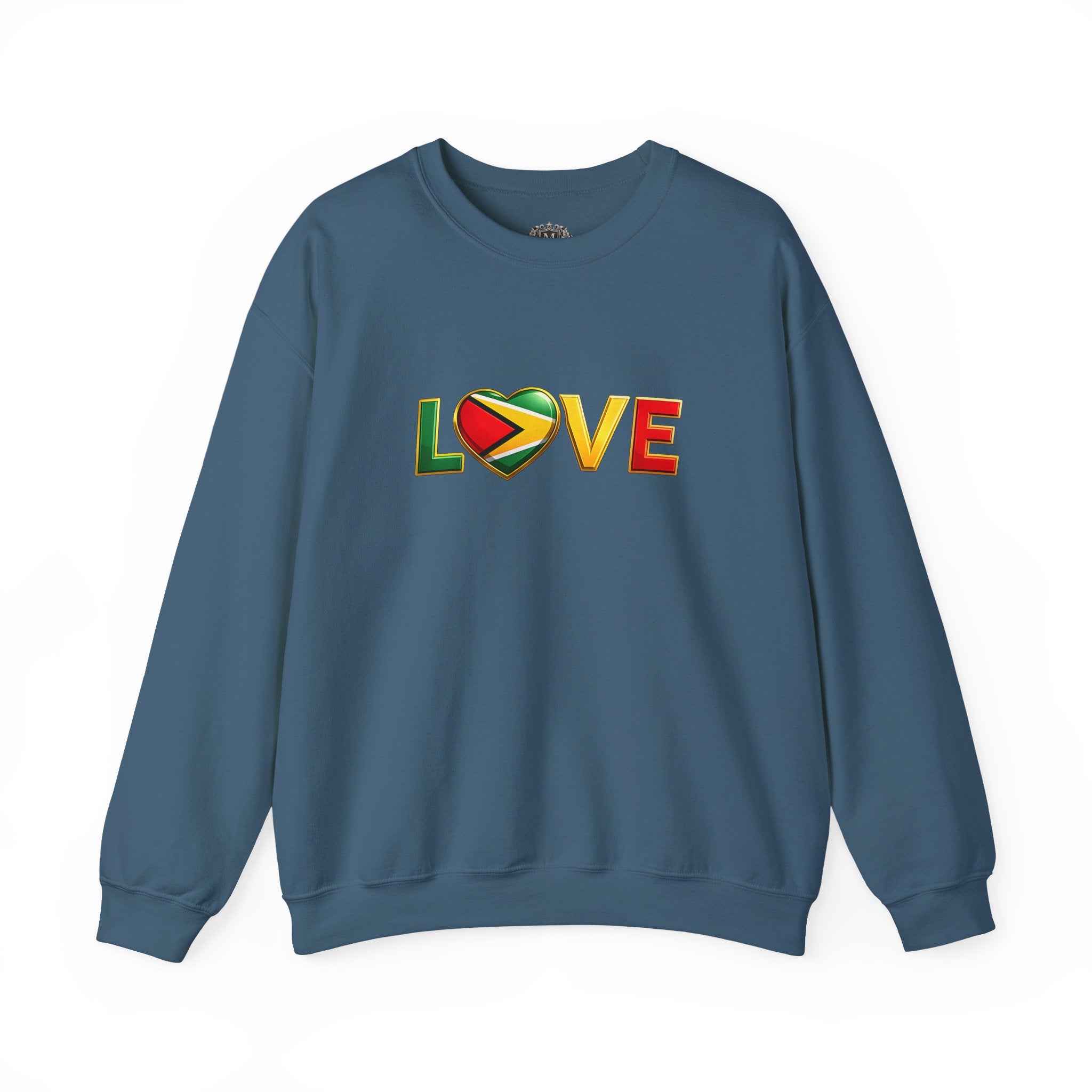 Guyana Flag Love Crewneck Sweatshirt