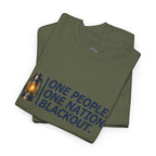 "One People. One Nation. Blackout." Lantern Graphic Tee