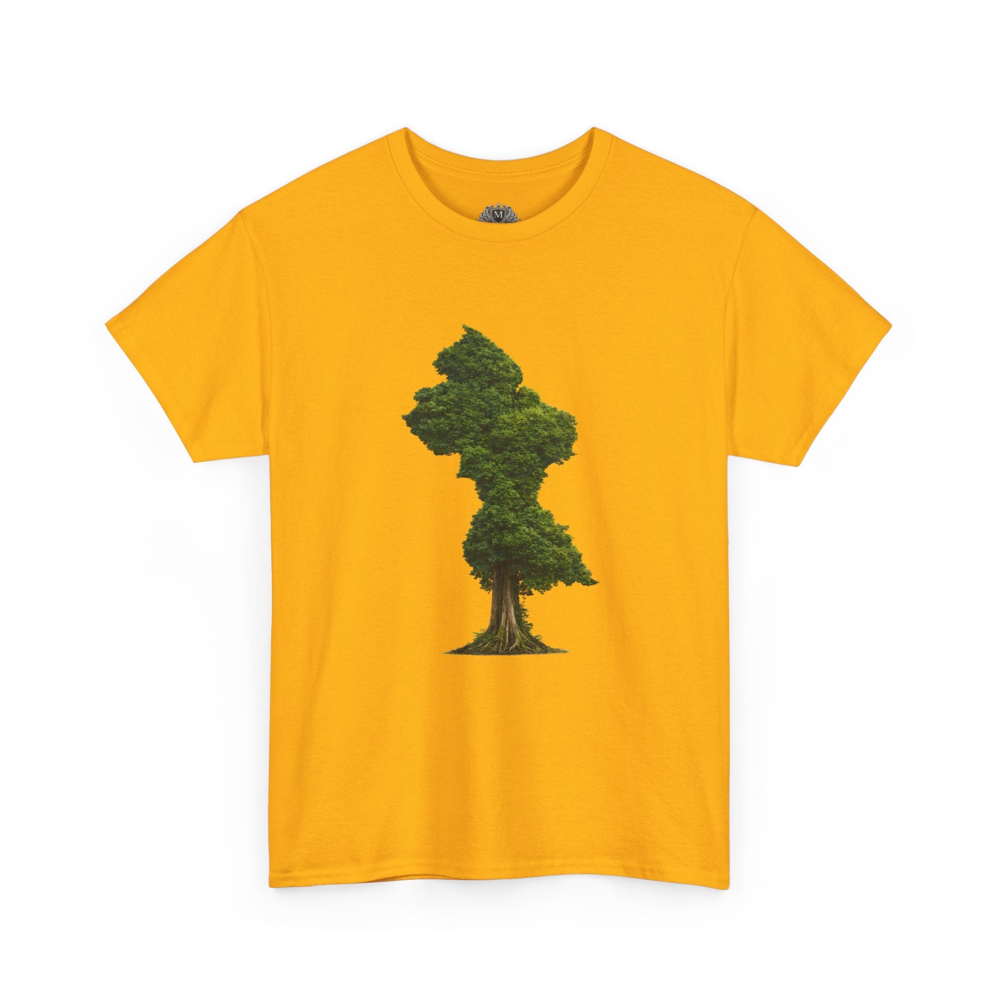 Guyana Map Tree Silhouette T‑Shirt