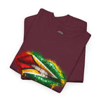 Guyana Flag Lip Oil Painting Graphic Tee