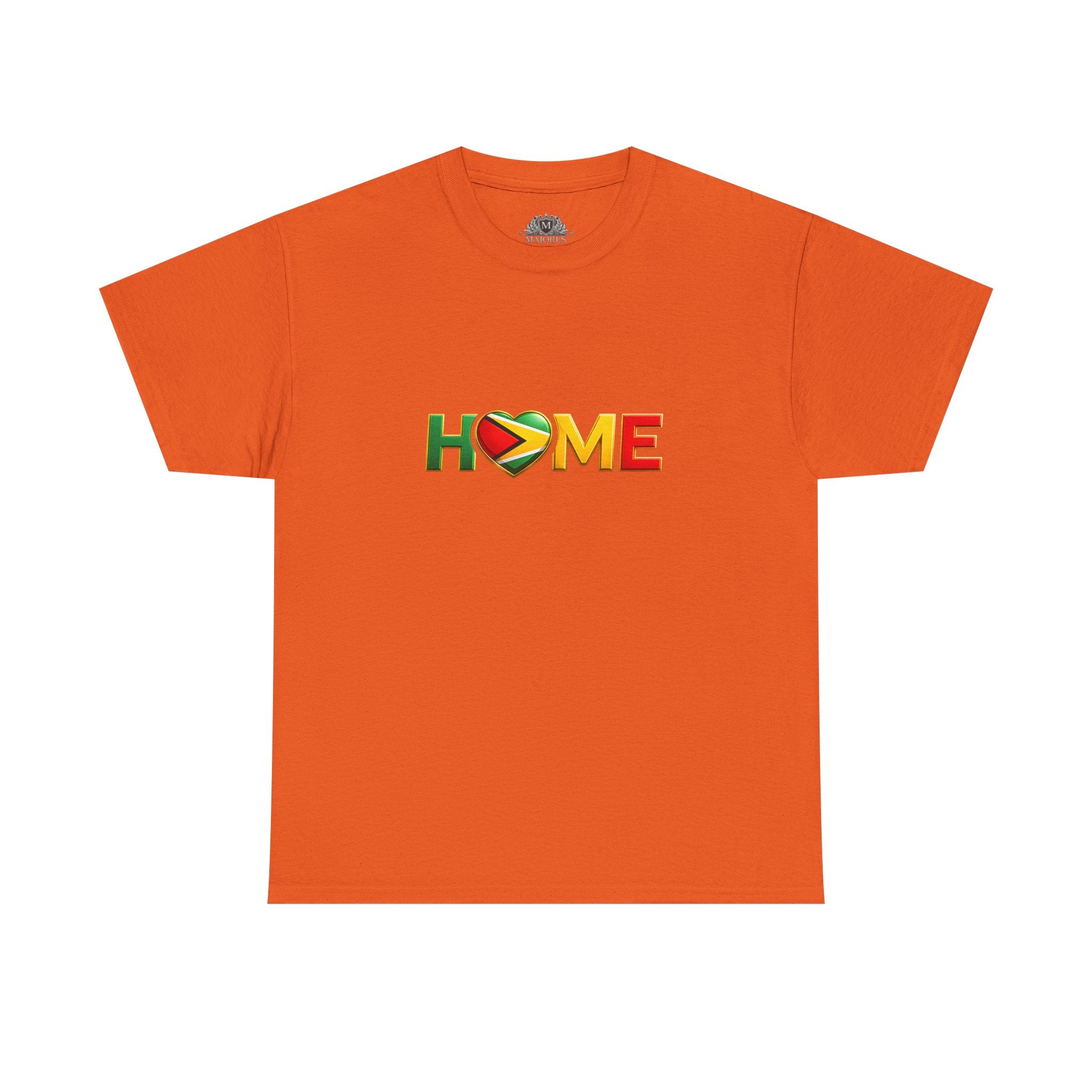 Heart Flag "HOME" Design — Guyanese Pride Tee
