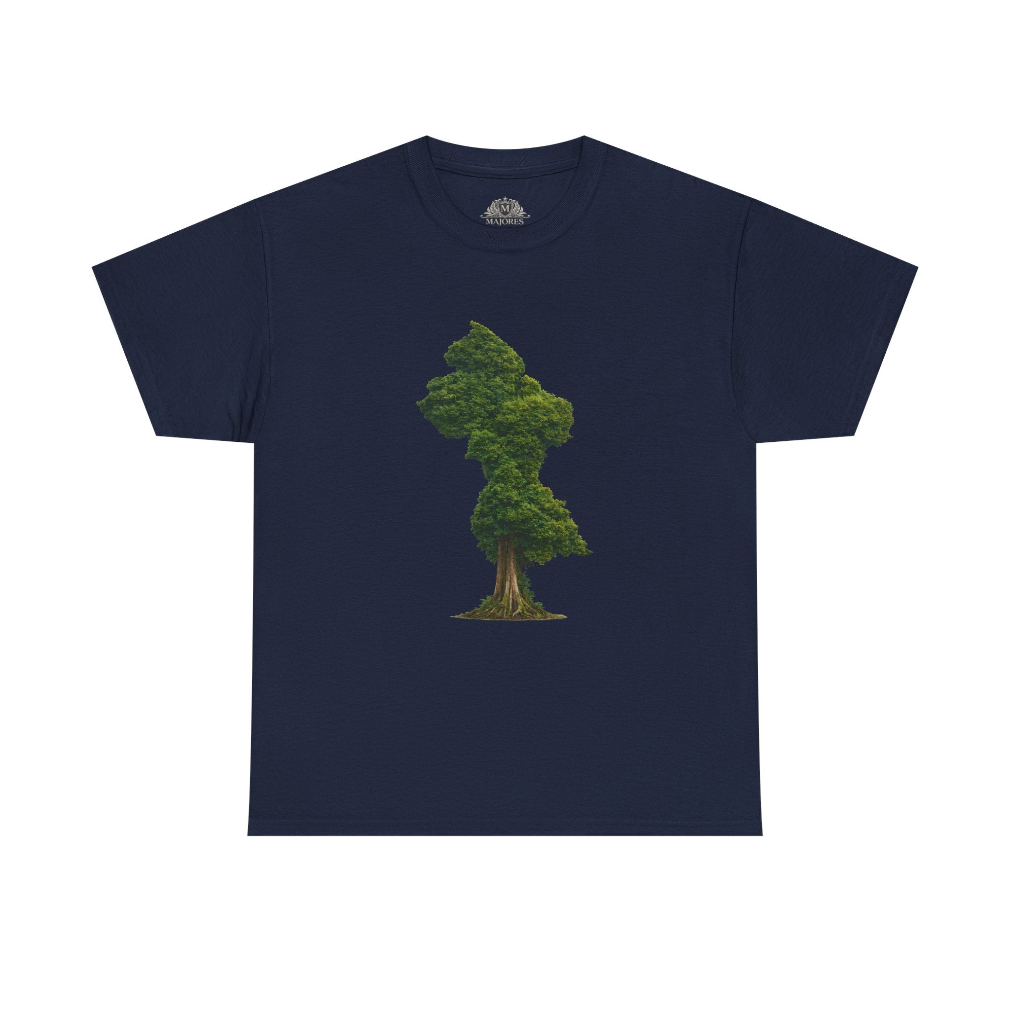 Guyana Map Tree Silhouette T‑Shirt
