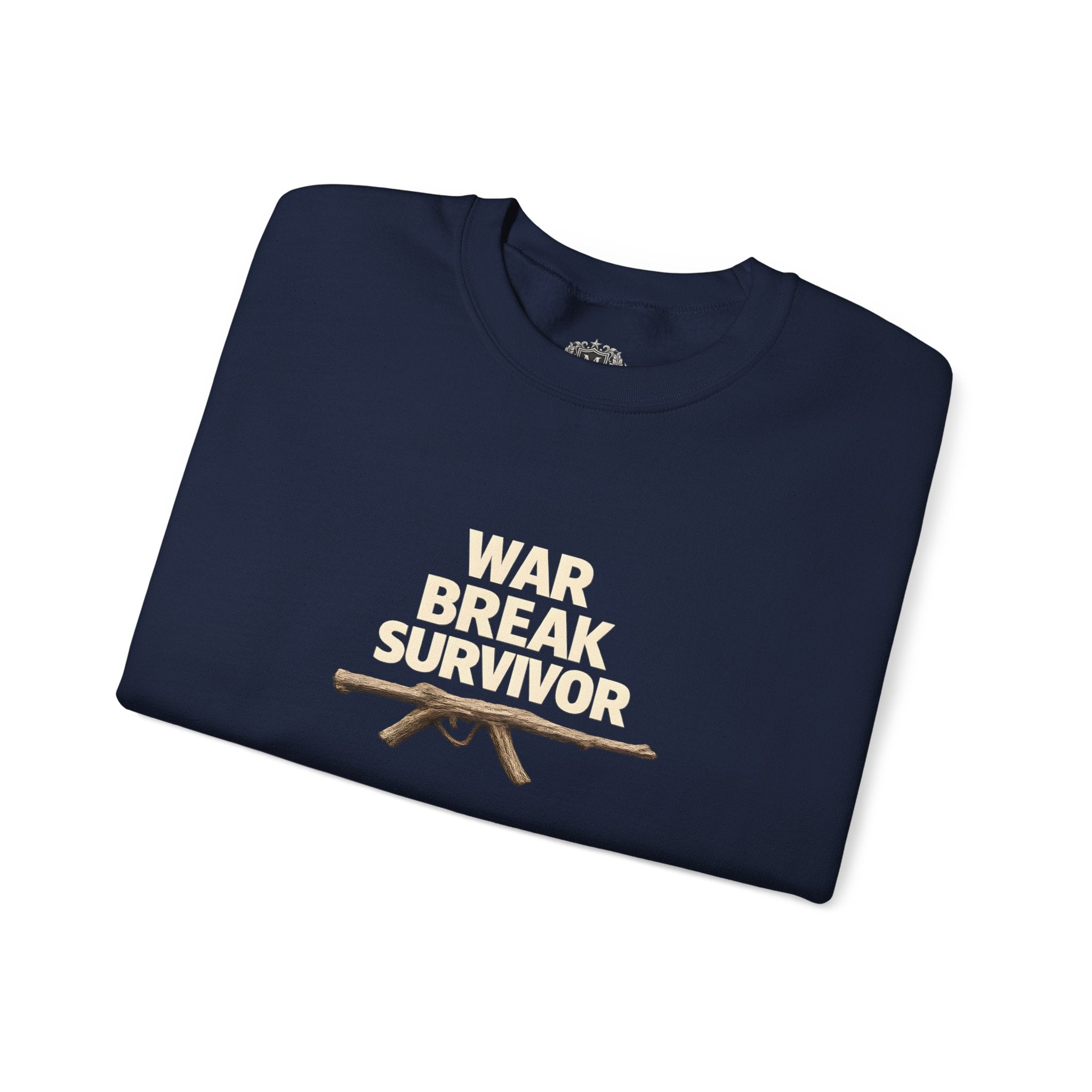 War Break Survivor Crewneck Sweatshirt — Childhood Nostalgia
