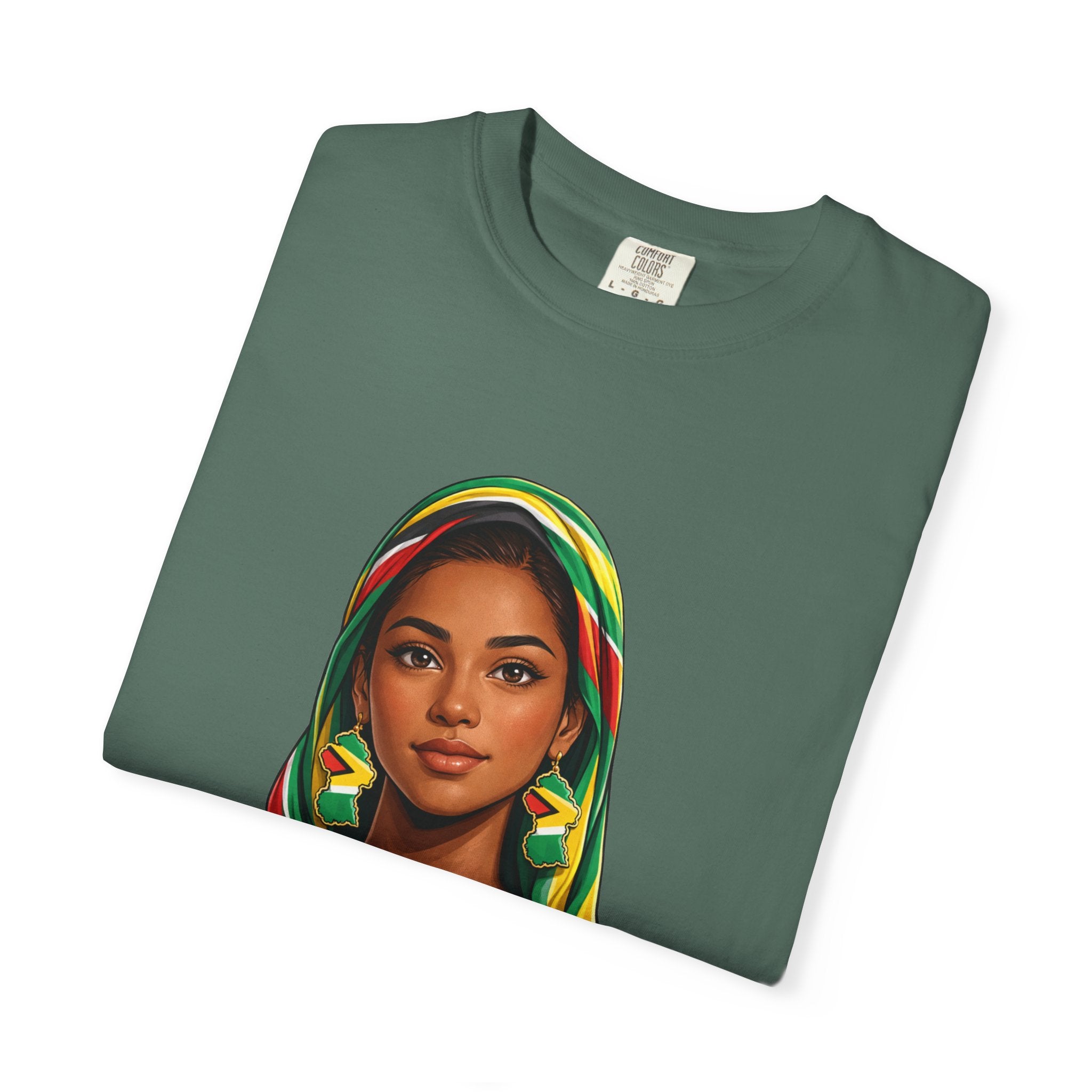 Indo Guyanese Woman Portrait with Headwrap — Unisex Tee
