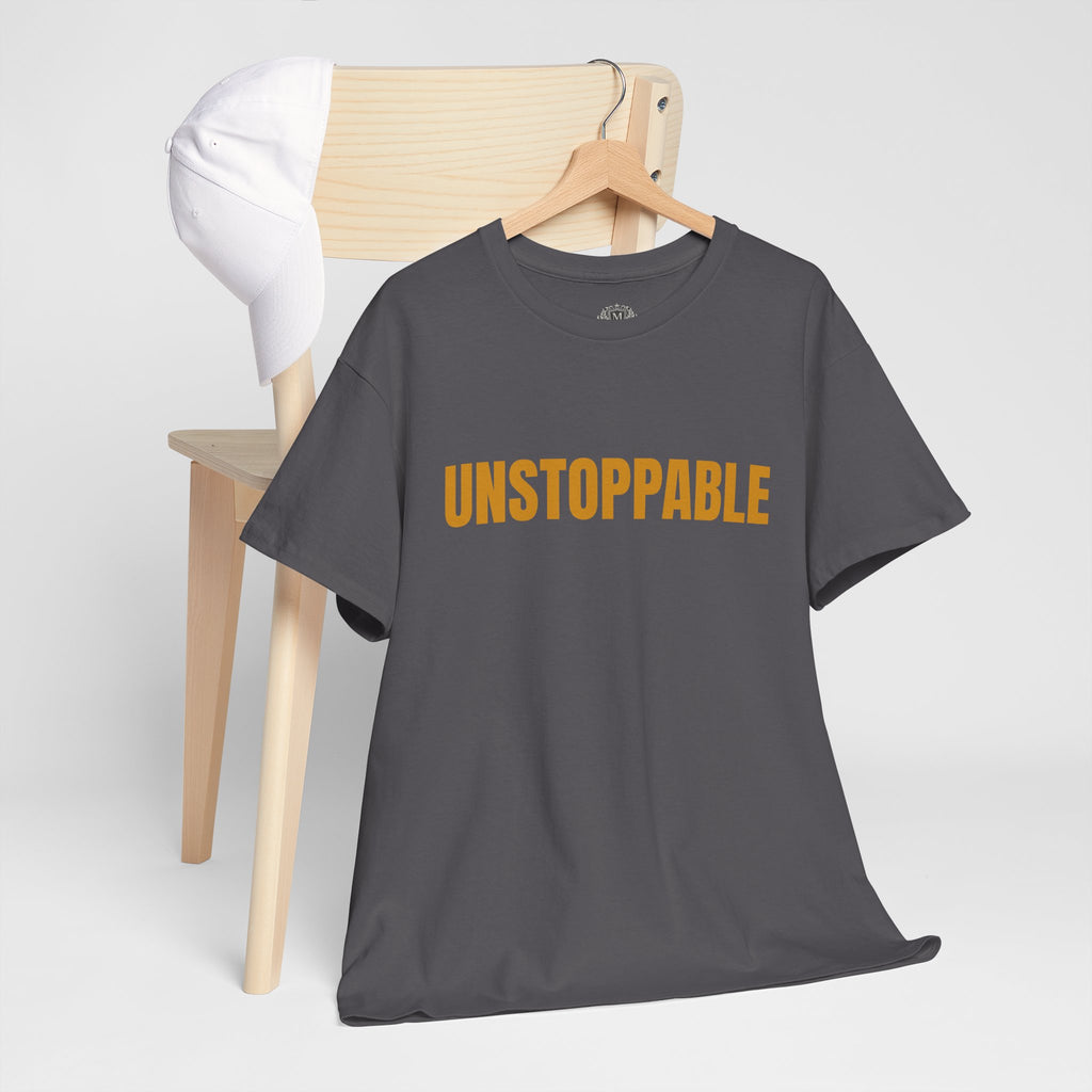 Unstoppable Tee — Motivational Graphic T-Shirt