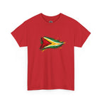 Guyana Flag Paint Splash T-Shirt — Patriotic Caribbean Tee