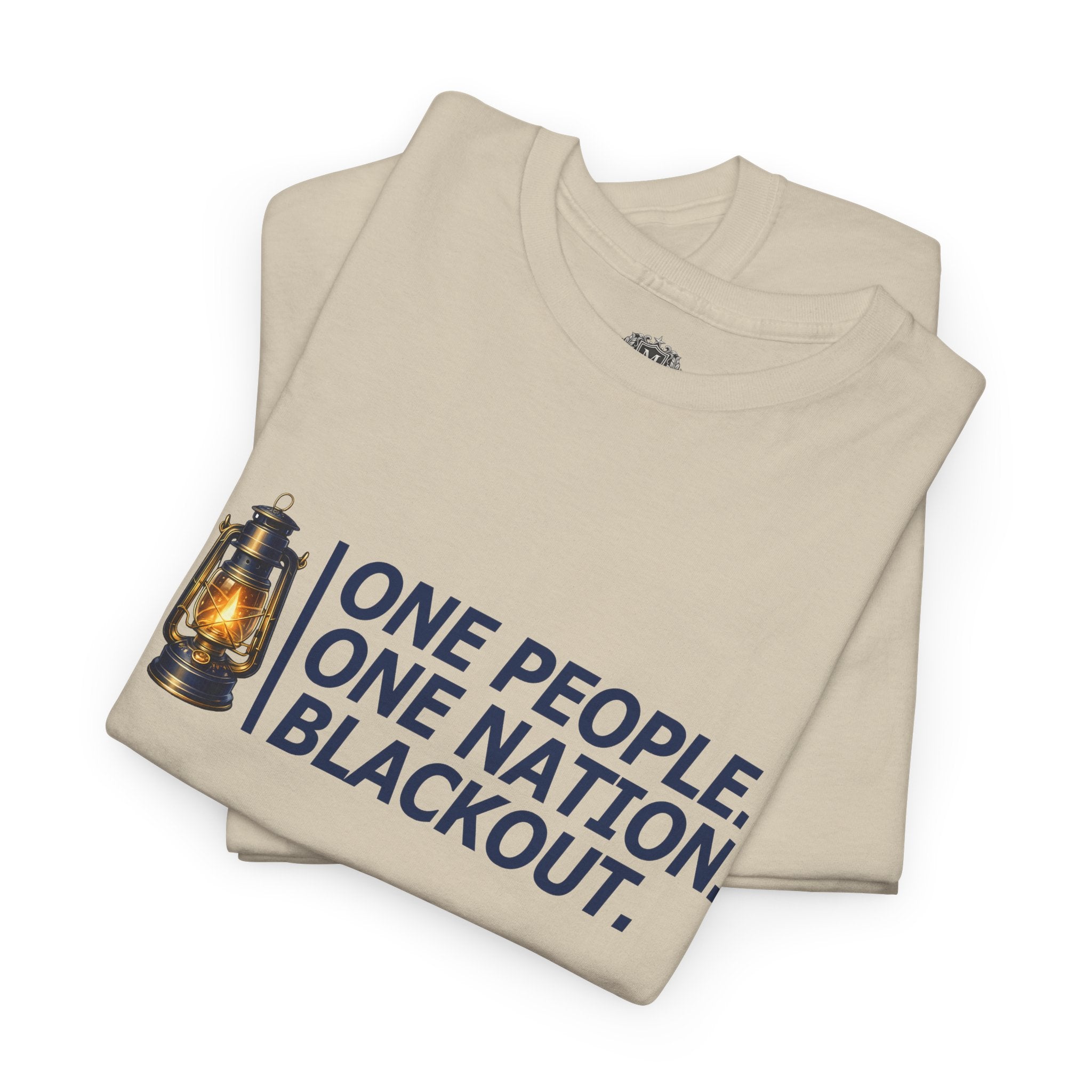 "One People. One Nation. Blackout." Lantern Graphic Tee