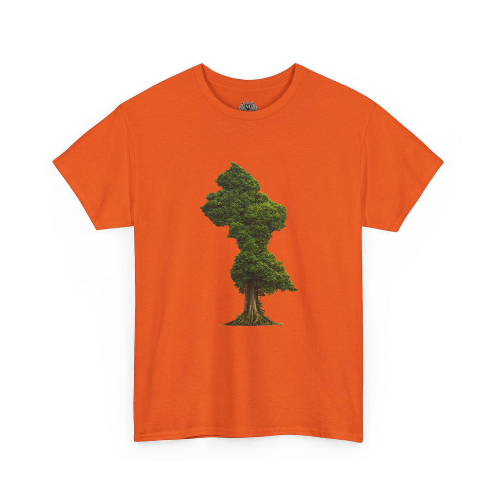 Guyana Map Tree Silhouette T‑Shirt