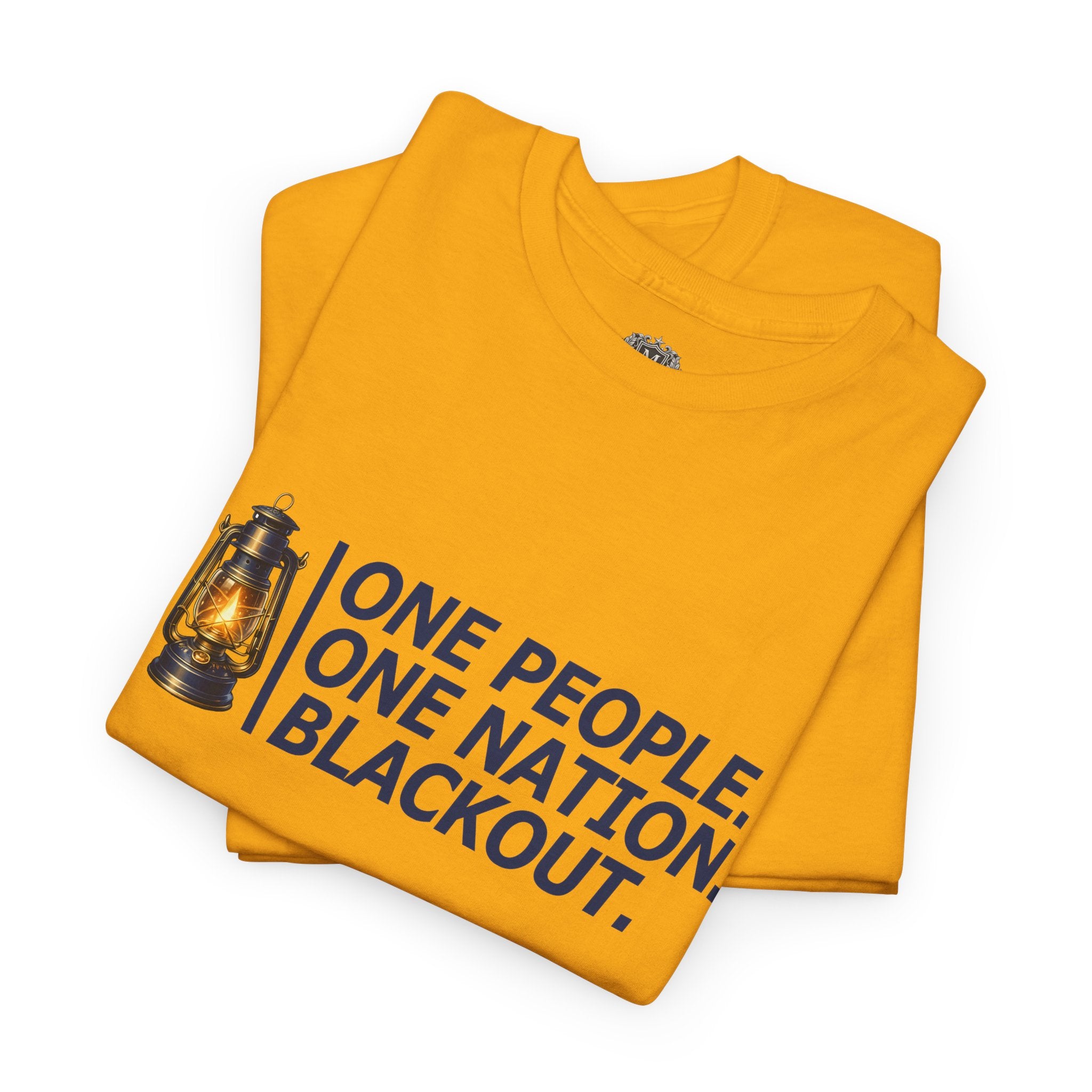 "One People. One Nation. Blackout." Lantern Graphic Tee