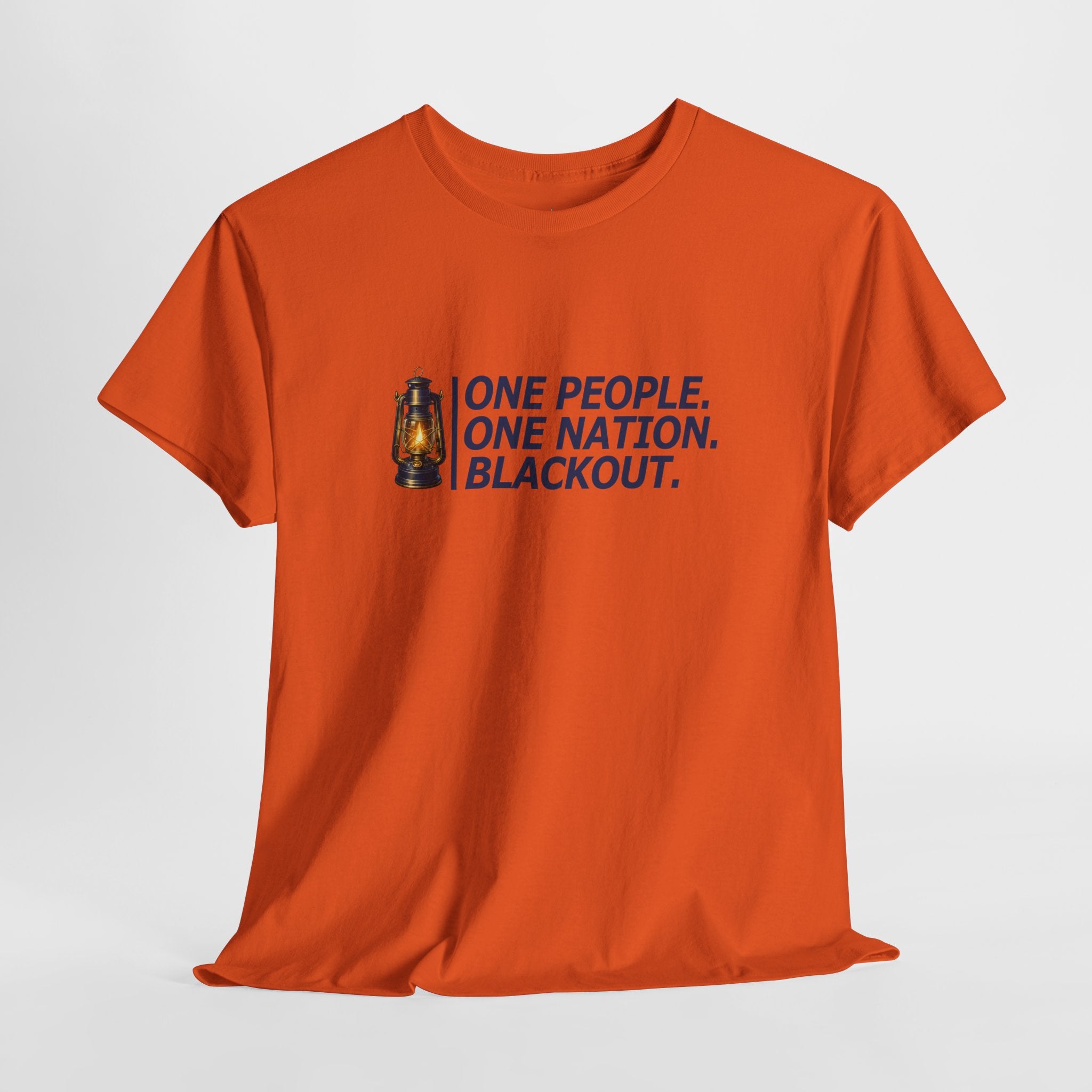 "One People. One Nation. Blackout." Lantern Graphic Tee
