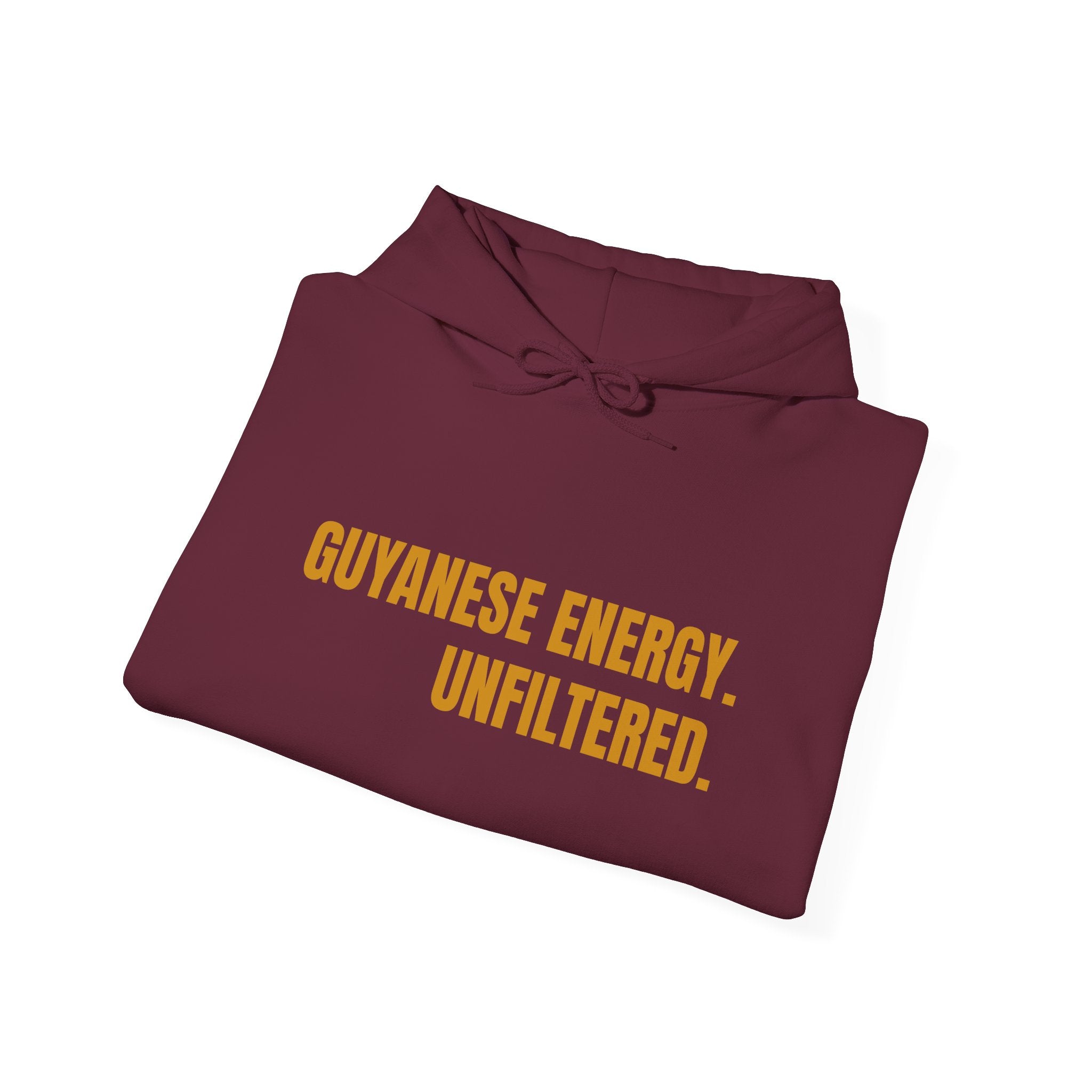 Guyanese Energy Unfiltered Hoodie — Bold Caribbean Pride
