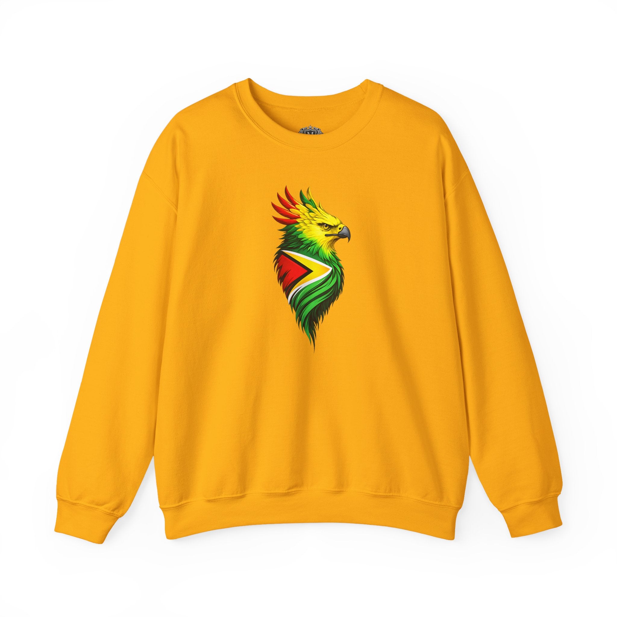 Harpy Eagle Guyana Flag Sweatshirt — Majestic Bird Graphic Crewneck