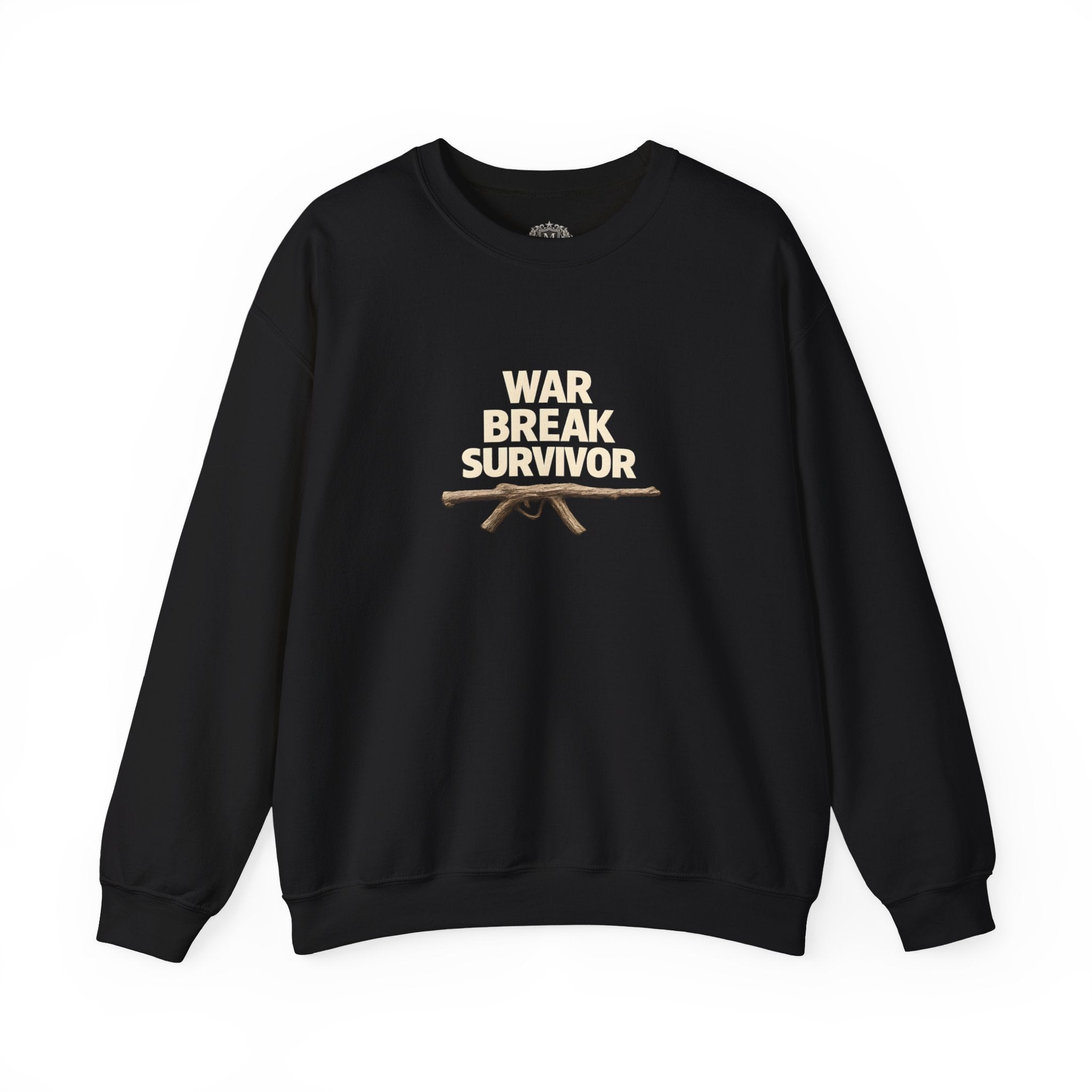 War Break Survivor Crewneck Sweatshirt — Childhood Nostalgia