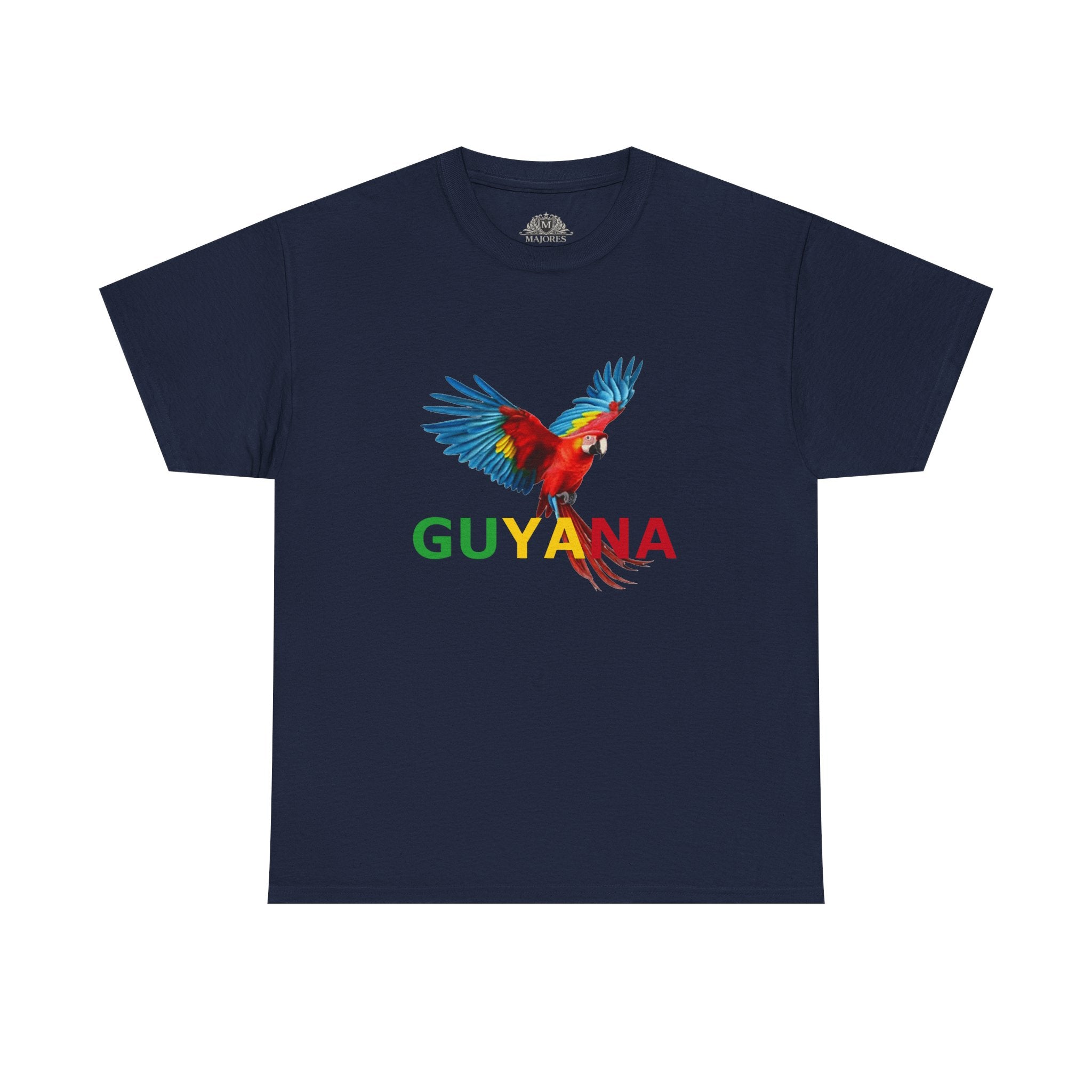 Guyana Parrot T-Shirt — Colorful Macaw Graphic