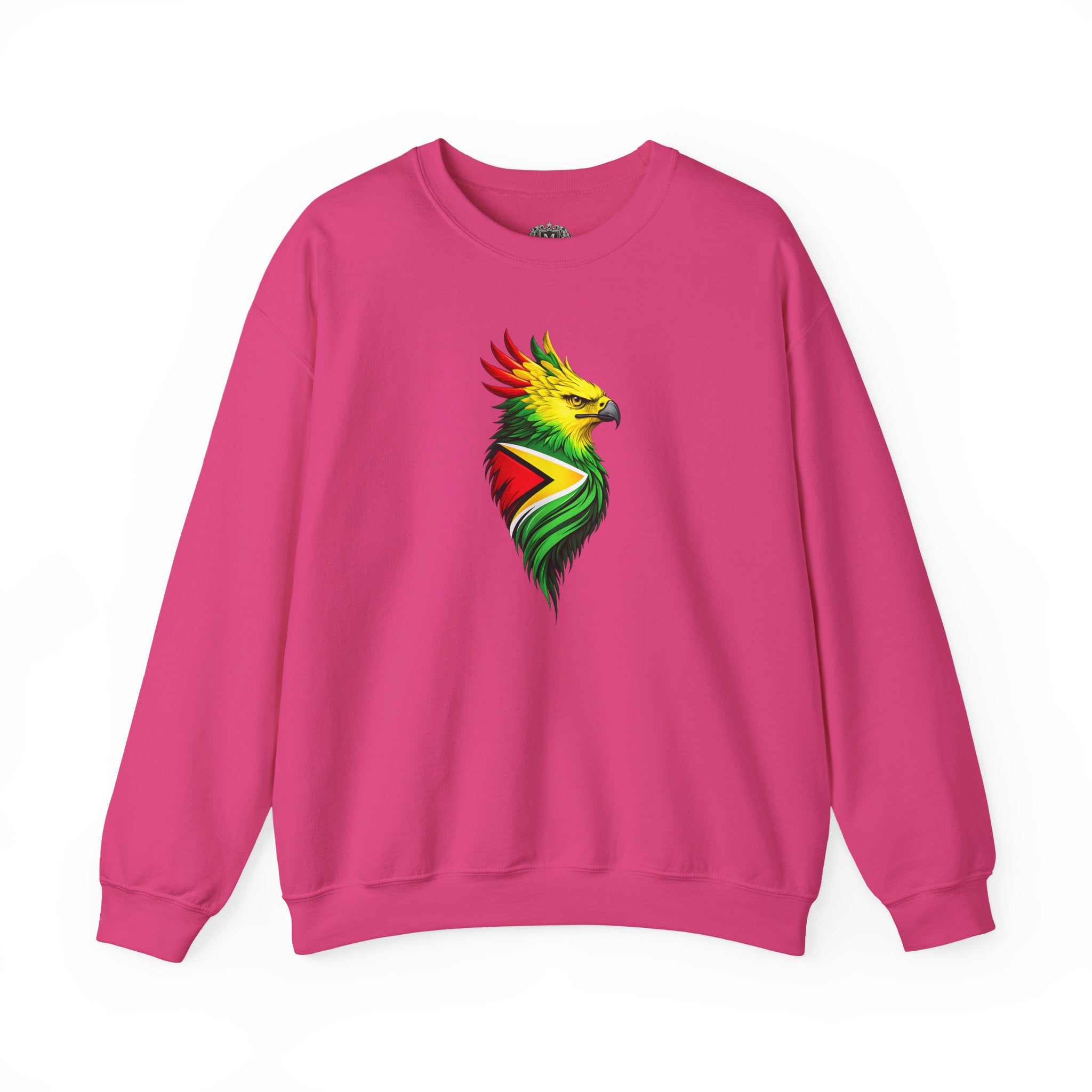Harpy Eagle Guyana Flag Sweatshirt — Majestic Bird Graphic Crewneck