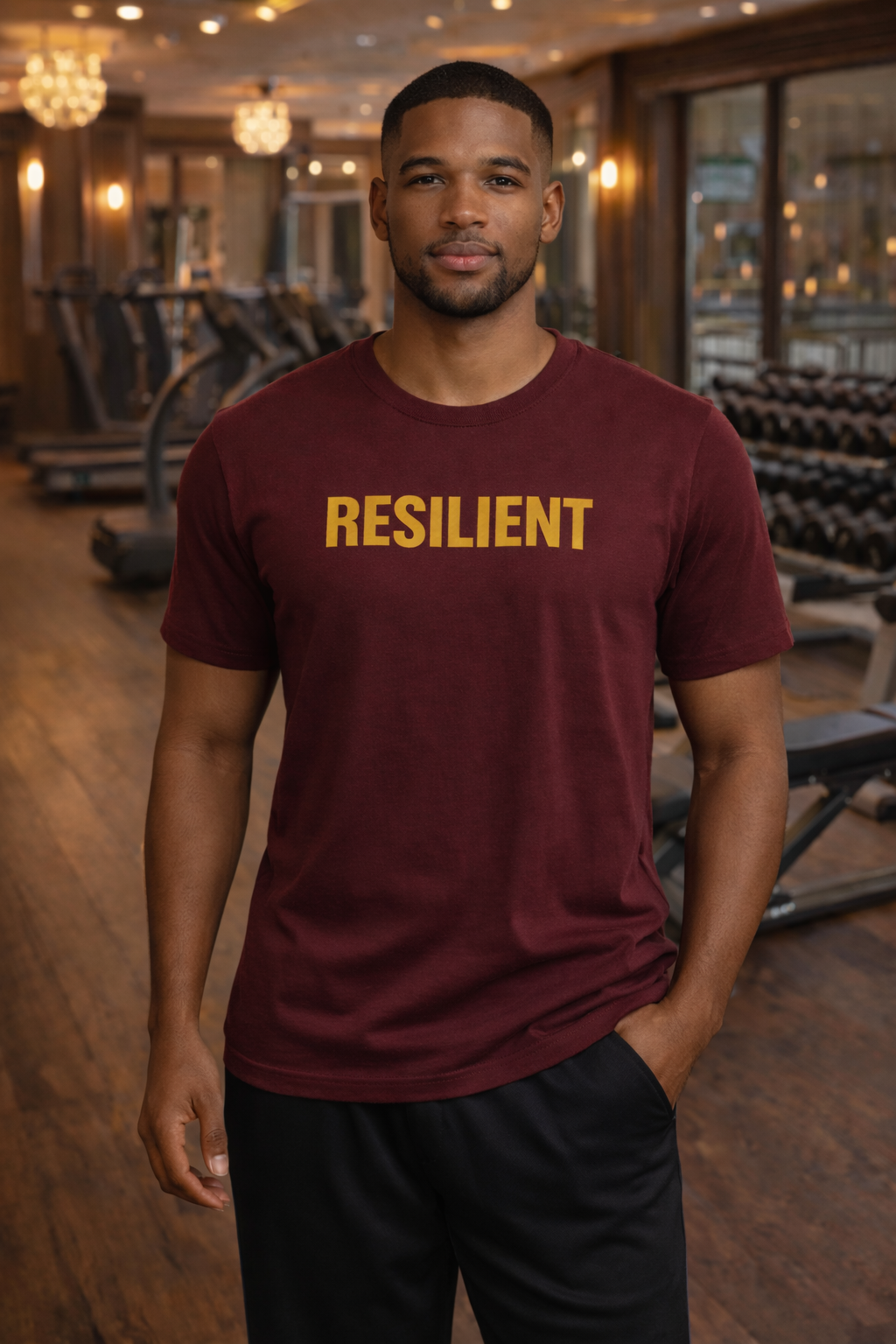 Resilient Tee — Subtle Strength Graphic T-Shirt