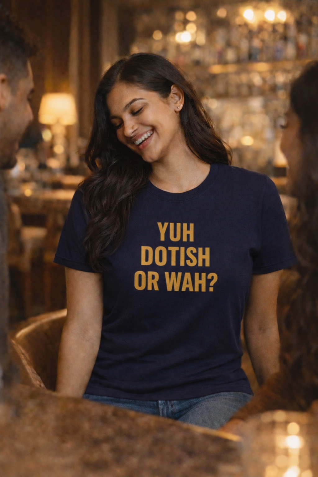 Yuh Dotish Or Wah? T-Shirt — Caribbean Creole Funny Graphic Tee