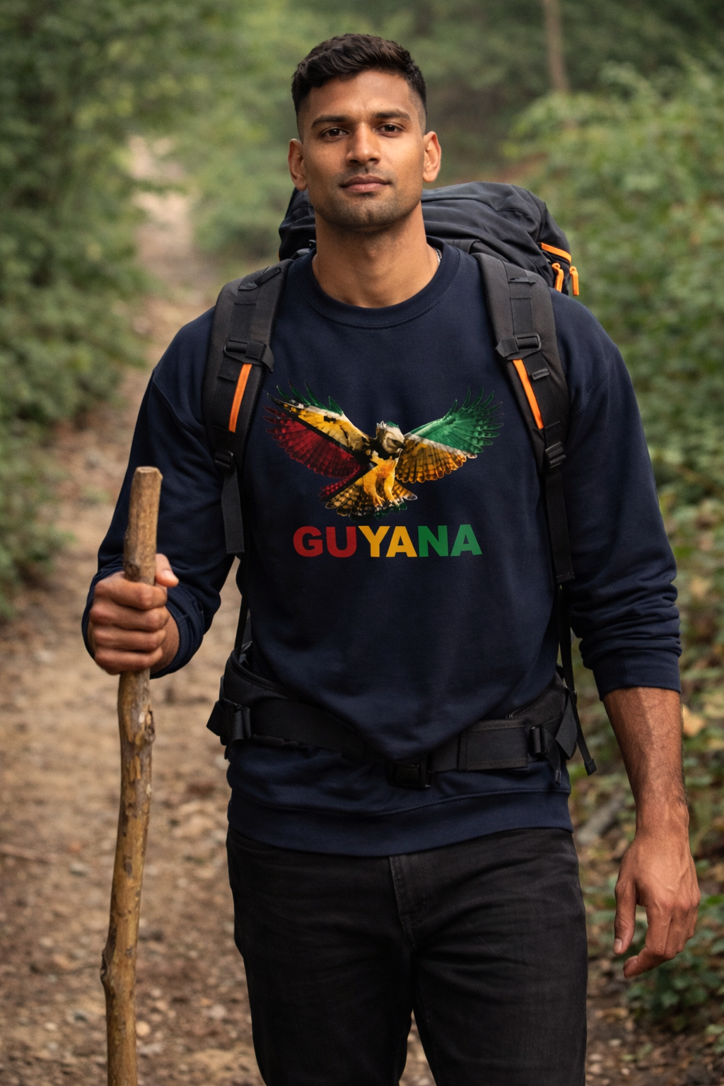 Harpie Eagle Sweatshirt — Guyana Wildlife Tribute