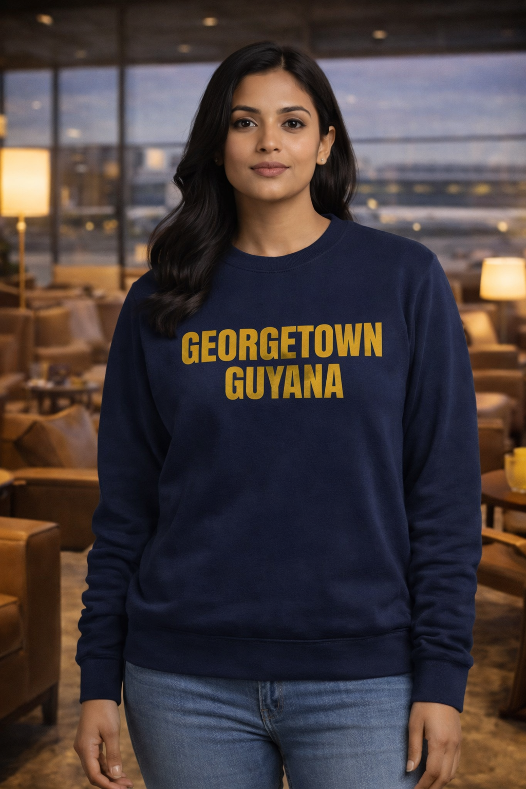 Georgetown Guyana Crewneck Sweatshirt — City Pride Heritage Pullover