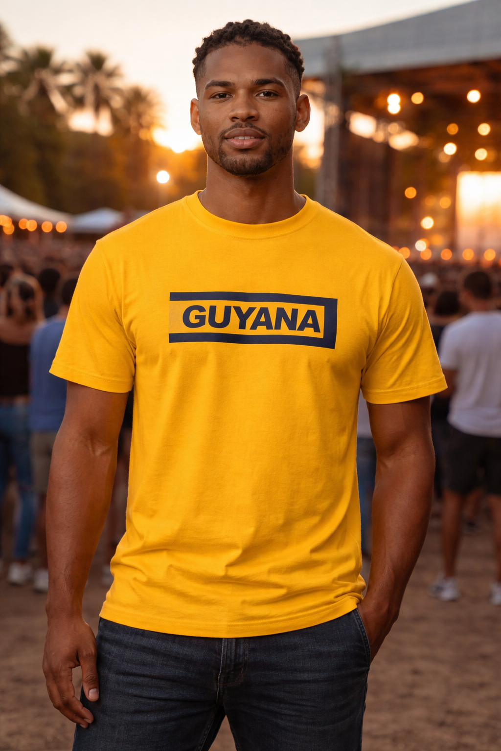 Guyana Logo T-Shirt — Retro Country Tee
