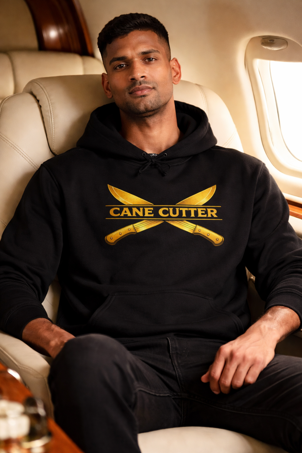 Limited Edition Cane Cutter Logo Hoodie – Vintage Sugarcane Machete Graphic Sweatshirt