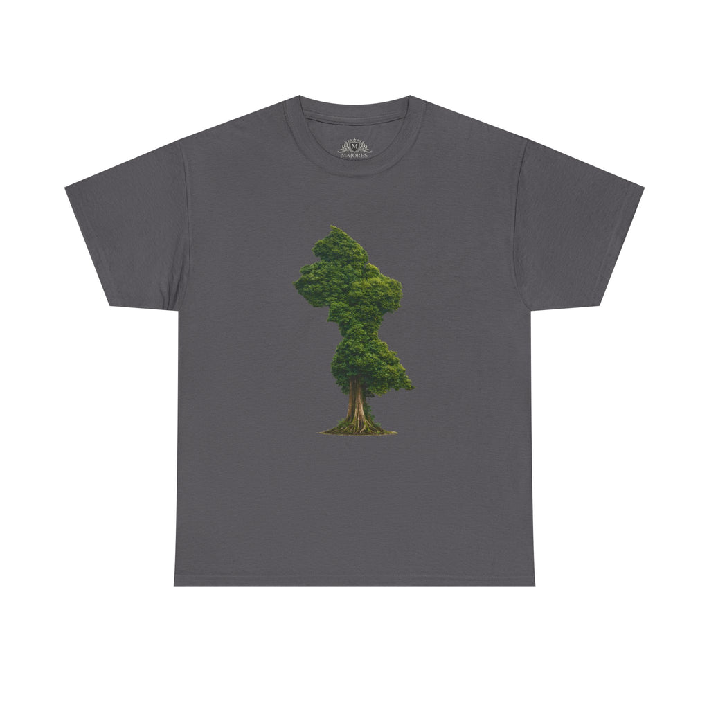 Guyana Map Tree Silhouette T‑Shirt