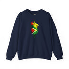 Harpy Eagle Guyana Flag Sweatshirt — Majestic Bird Graphic Crewneck
