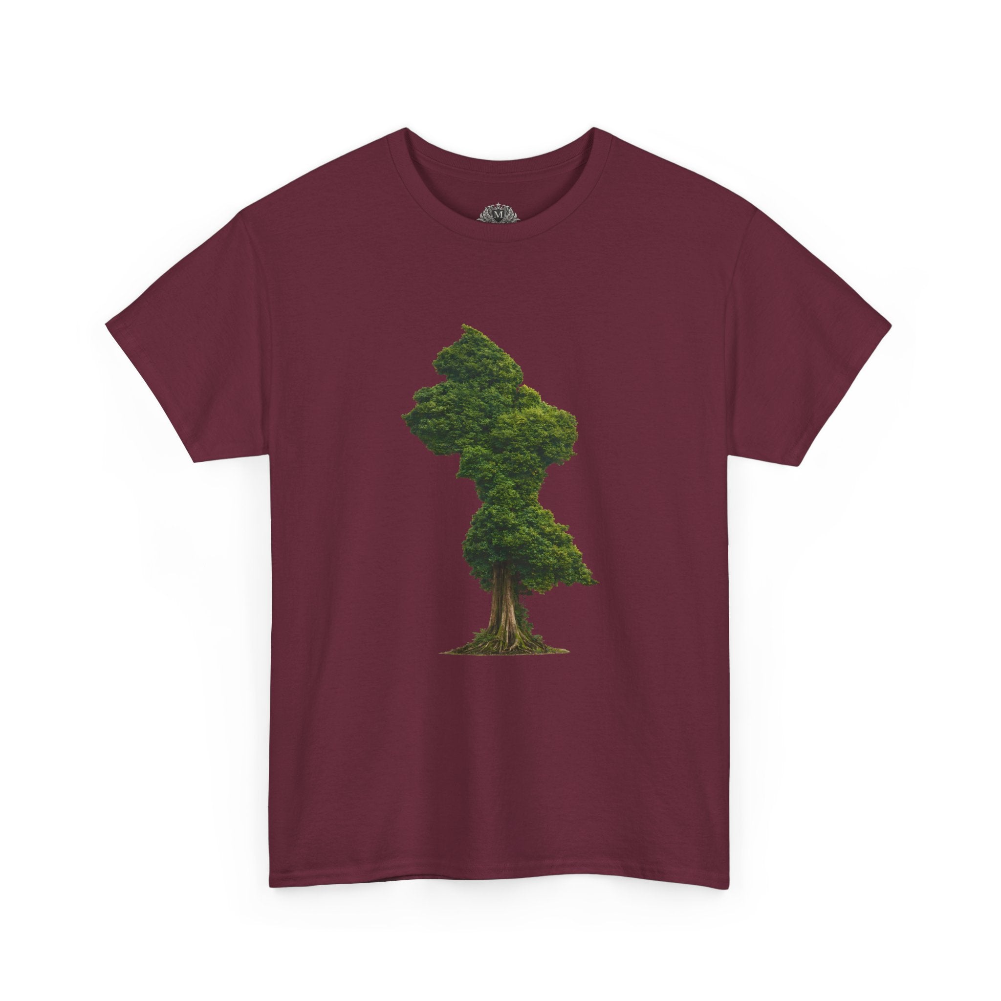 Guyana Map Tree Silhouette T‑Shirt