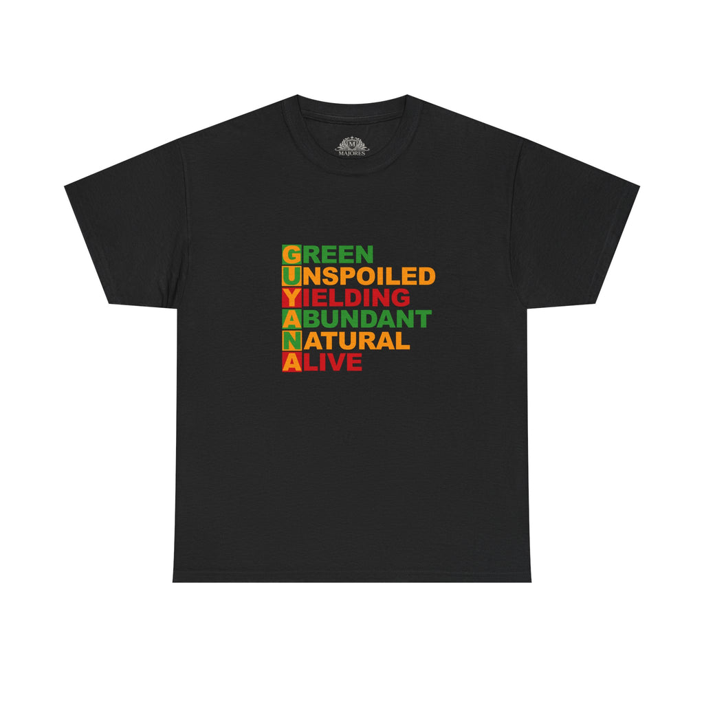 GUYANA Acrostic Design — Patriotic Eco Tee