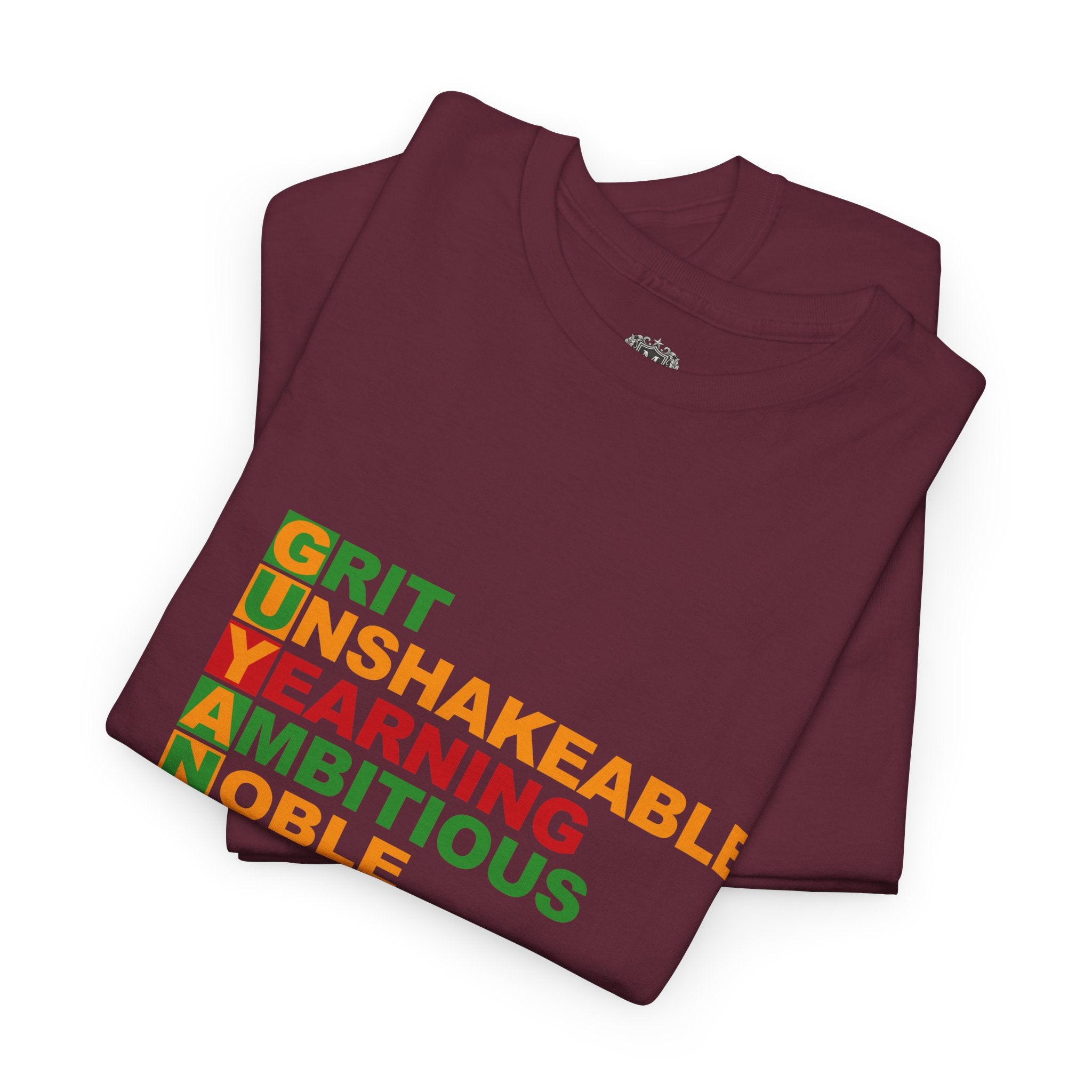 Motivational Guyana Acrostic Tee — Eco Tee
