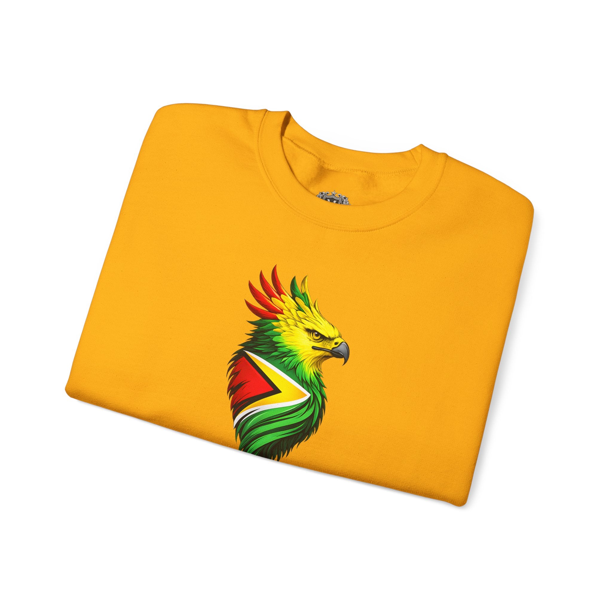 Harpy Eagle Guyana Flag Sweatshirt — Majestic Bird Graphic Crewneck