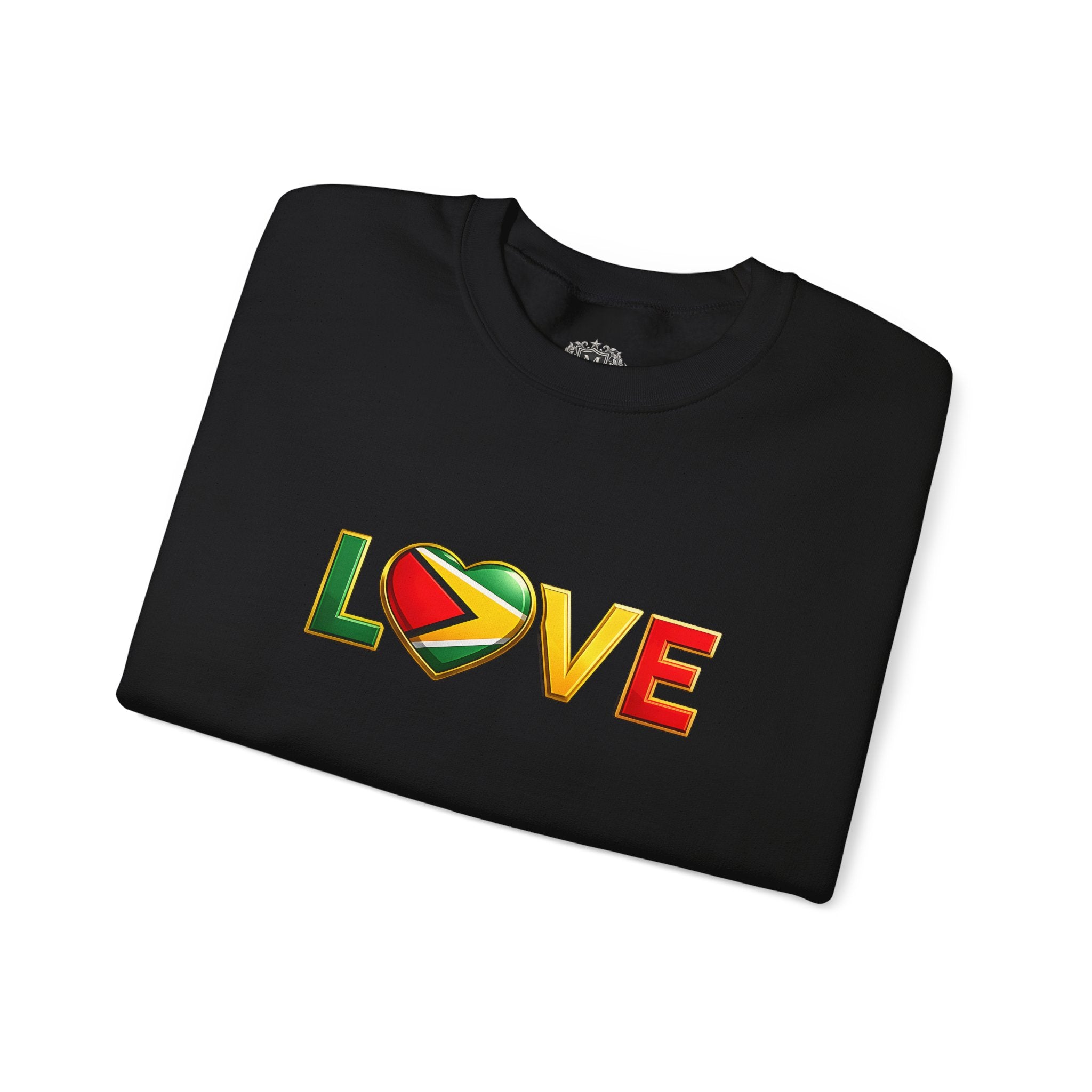 Guyana Flag Love Crewneck Sweatshirt