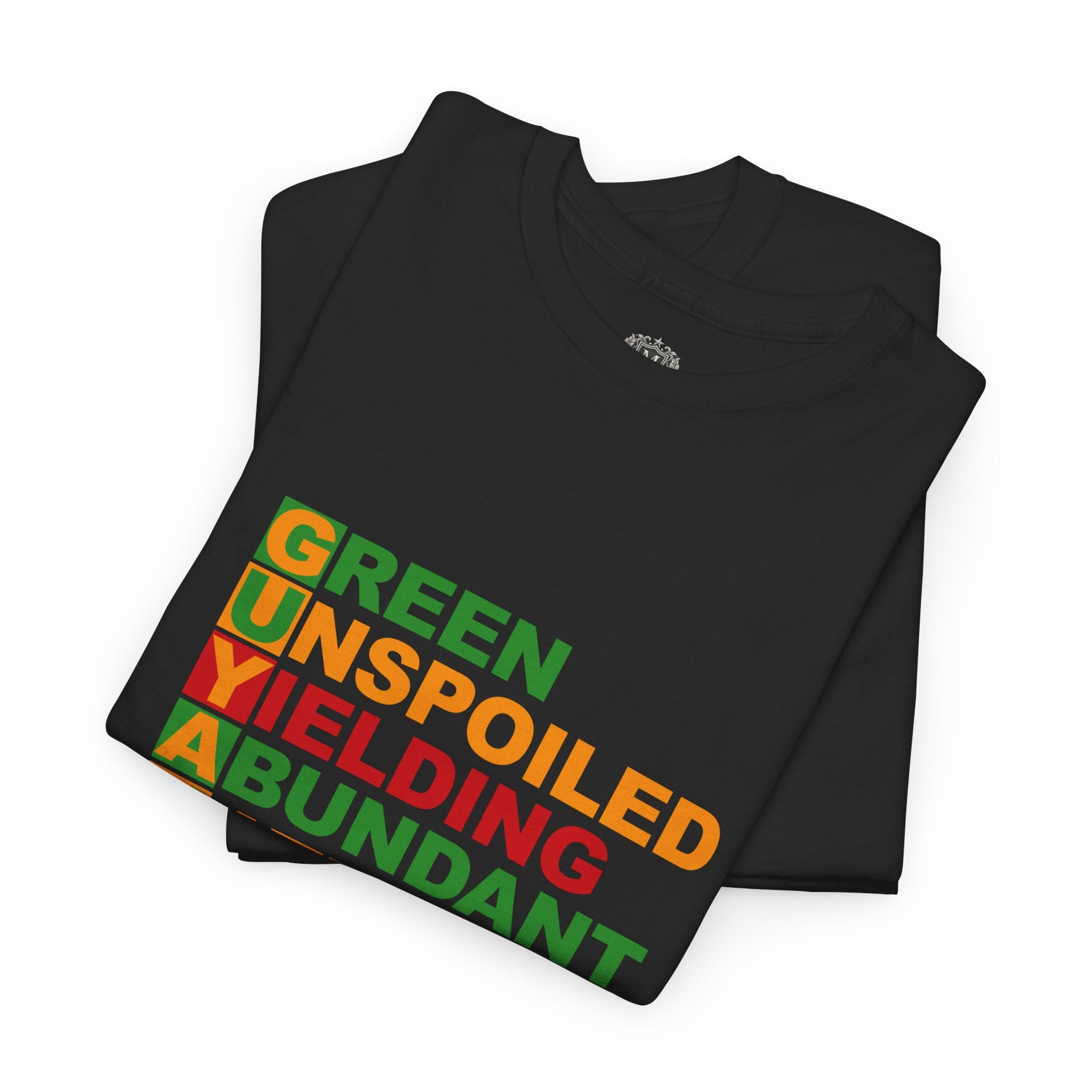 GUYANA Acrostic Design — Patriotic Eco Tee