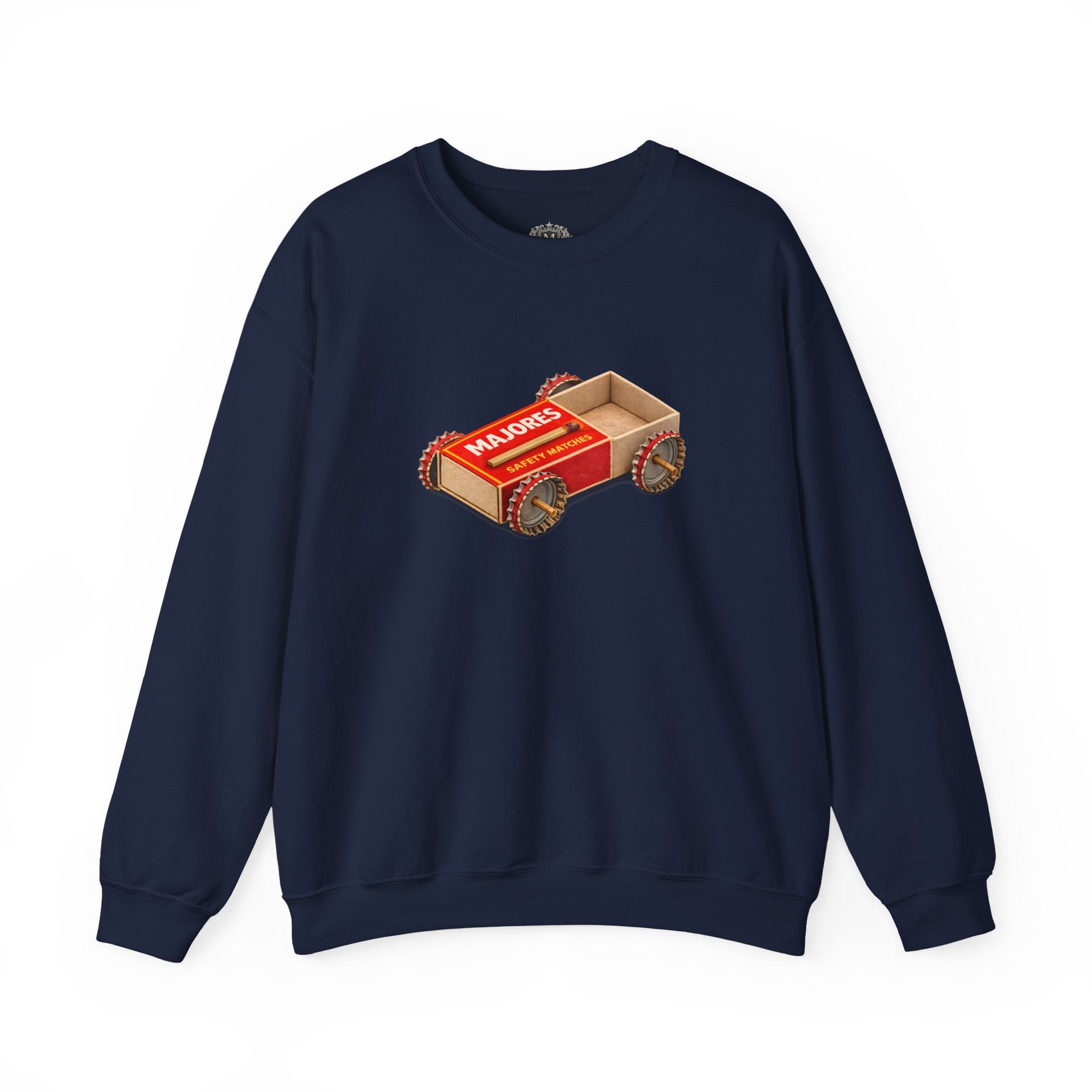Safety Matchbox Toy Sweatshirt — Childhood Nostalgia