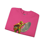 Fisherman with Casting Net Crewneck Sweatshirt — Honoring Our Fishers